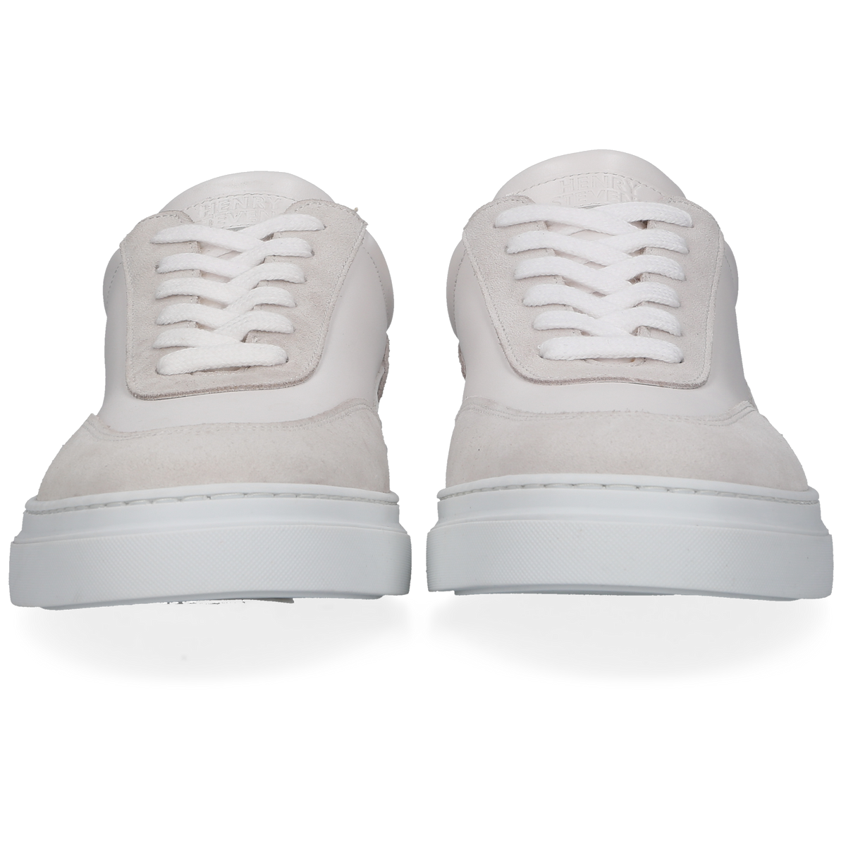 Henry Stevens Herren Sneaker Travis Plain Weiß/Grau