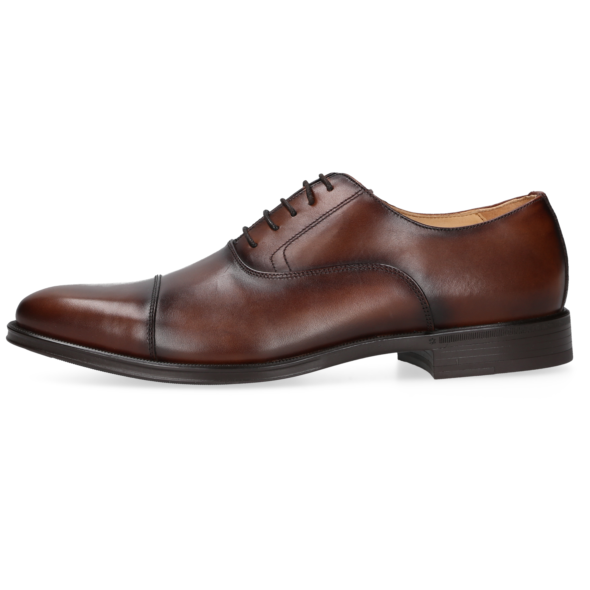 Henry Stevens Herren Klassiker Wes Captoe Mittelbraun