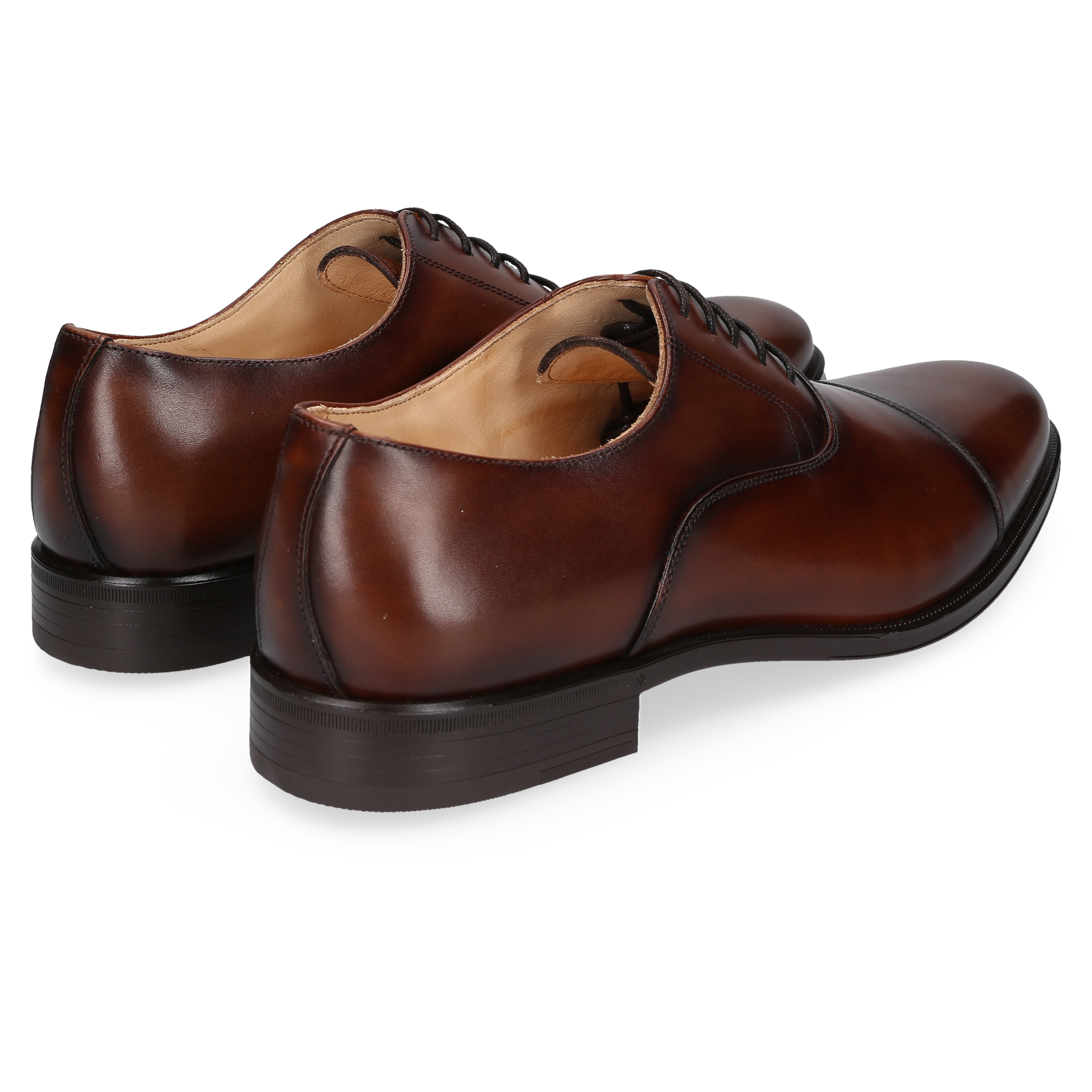 Henry Stevens Herren Klassiker Wes Captoe Mittelbraun