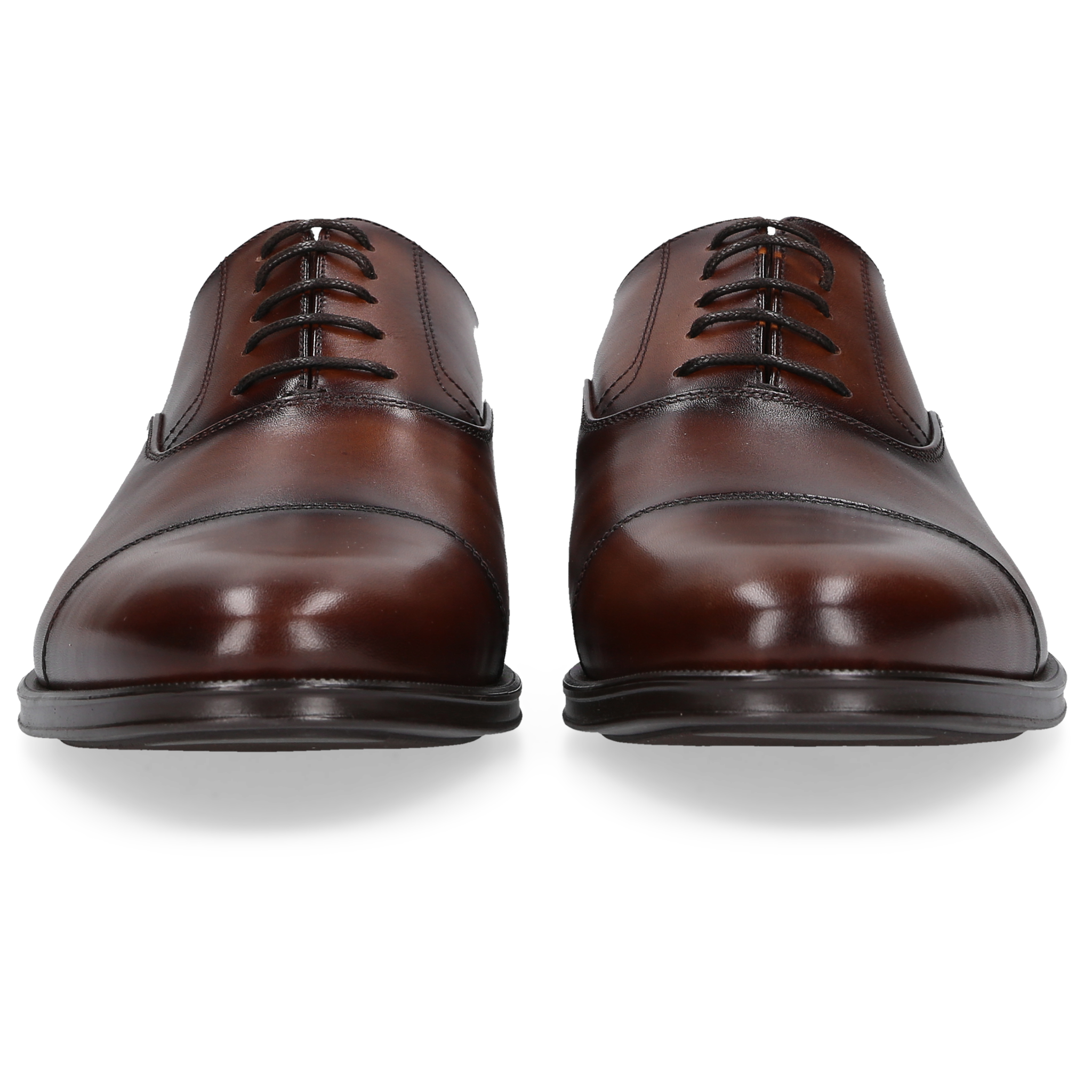 Henry Stevens Herren Klassiker Wes Captoe Mittelbraun