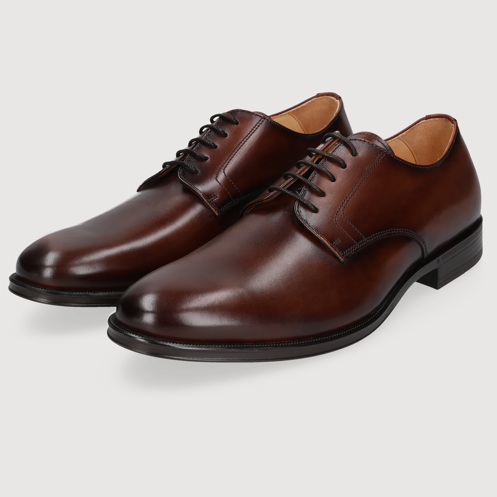 Henry Stevens Herren Klassiker Wes Plain Mittelbraun