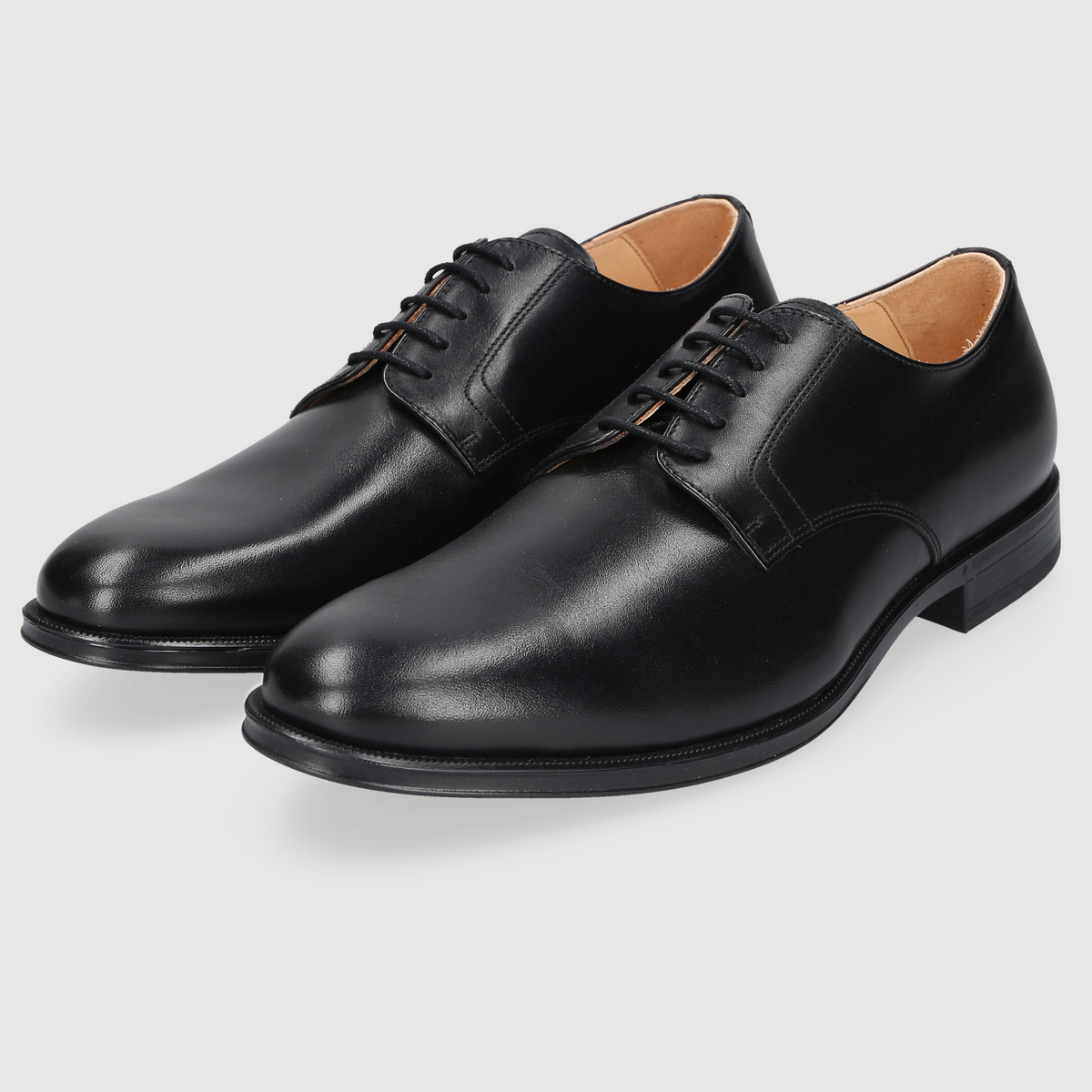 Henry Stevens Herren Klassiker Wes Plain Schwarz