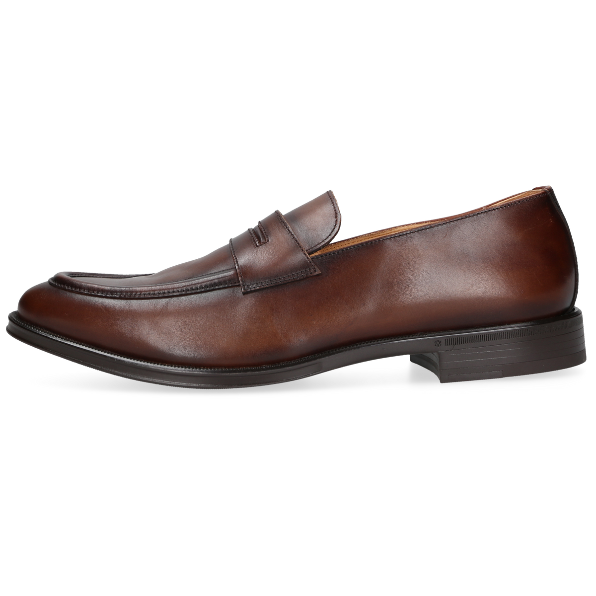 Henry Stevens Herren Loafer Wes Penny Mittelbraun