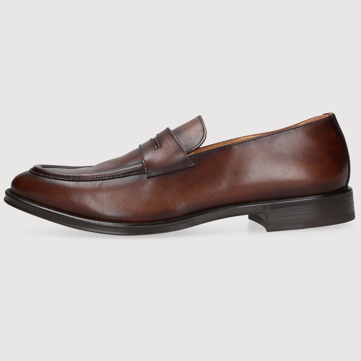 Henry Stevens Herren Loafer Wes Penny Mittelbraun