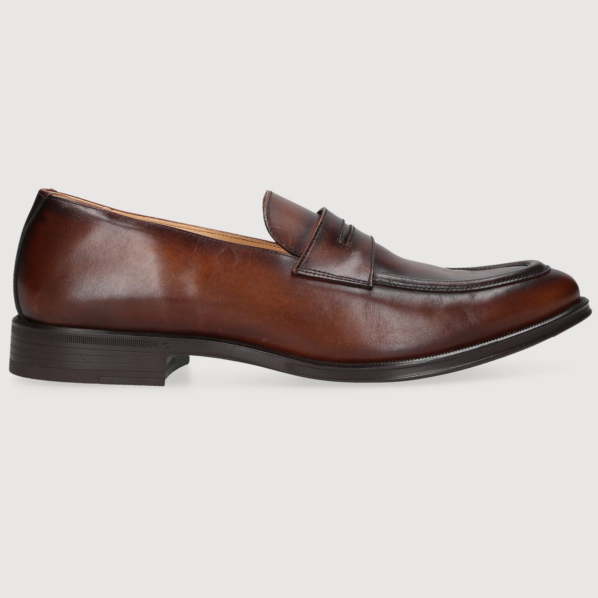 Henry Stevens Herren Loafer Wes Penny Mittelbraun