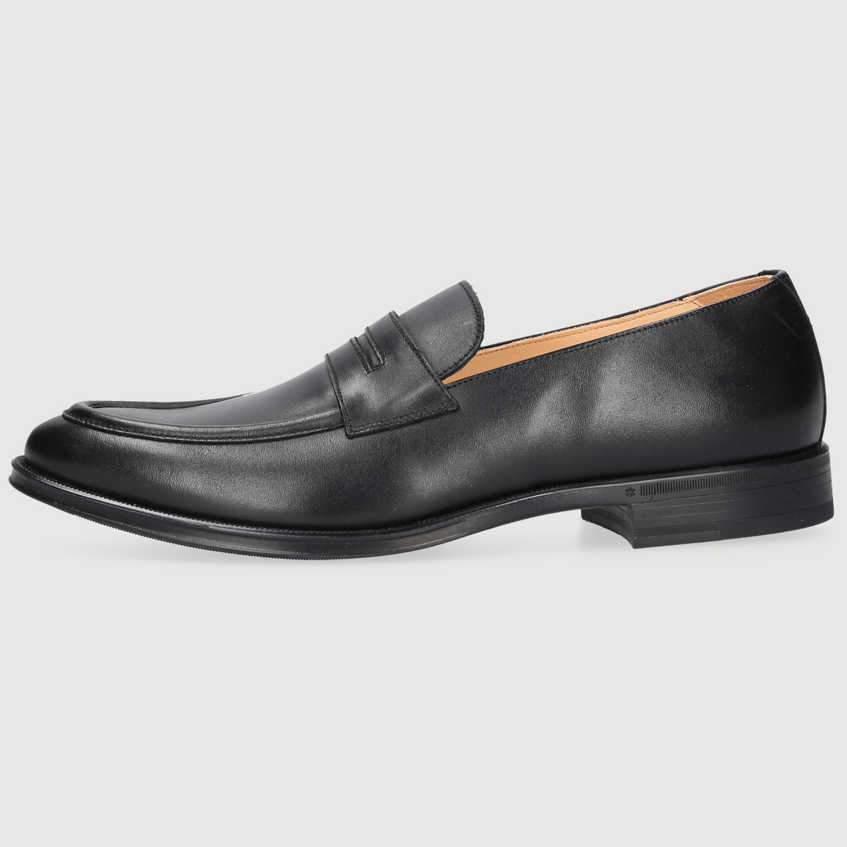 Henry Stevens Herren Loafer Wes Penny Schwarz
