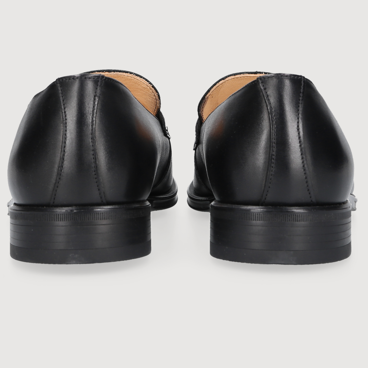 Henry Stevens Herren Loafer Wes Penny Schwarz