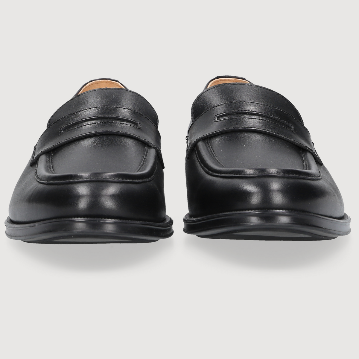 Henry Stevens Herren Loafer Wes Penny Schwarz