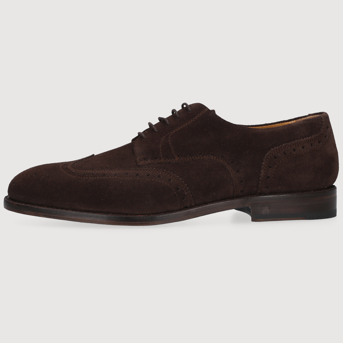 Henry Stevens Herren Klassiker Winston Full-Brogue Dark brown