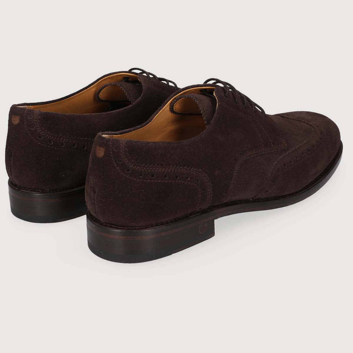 Henry Stevens Herren Klassiker Winston Full-Brogue Dark brown