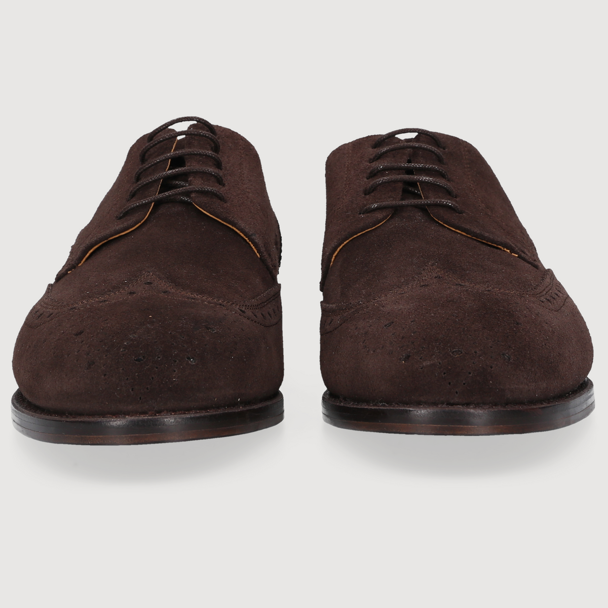 Henry Stevens Herren Klassiker Winston Full-Brogue Dark brown