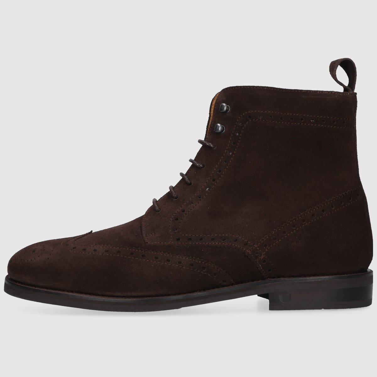Henry Stevens Herren Boot Winston Full-Brogue Dark brown