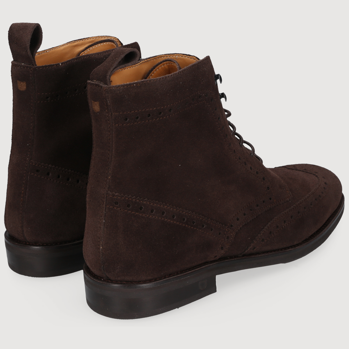 Henry Stevens Herren Boot Winston Full-Brogue Dark brown