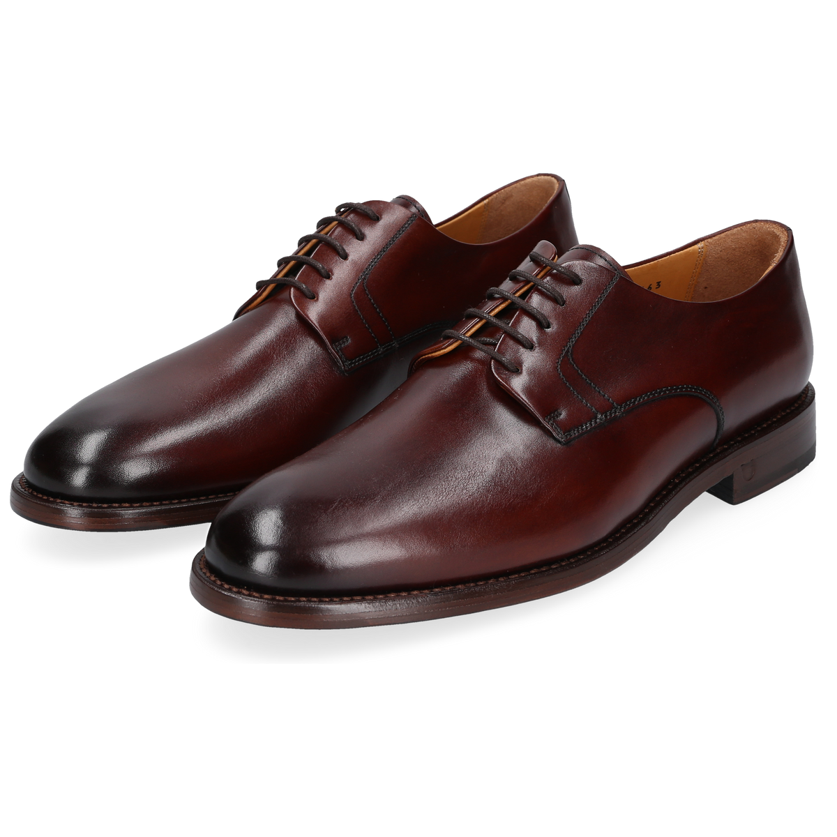 Henry Stevens Herren Businessschuhe Winston PD - Schwarzbraun