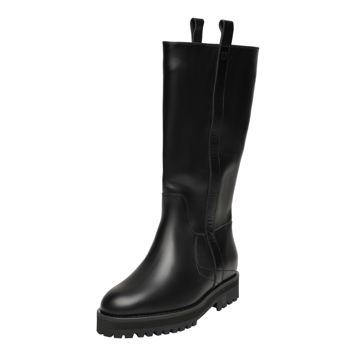 Henry Stevens Damen Boot Eva Plain Schwarz