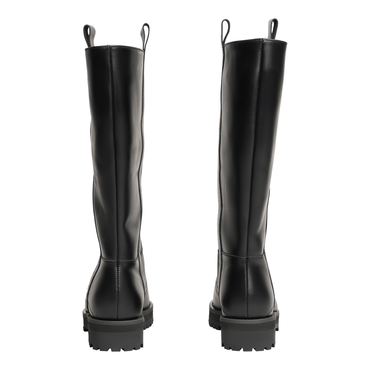Henry Stevens Damen Boot Eva Plain Schwarz