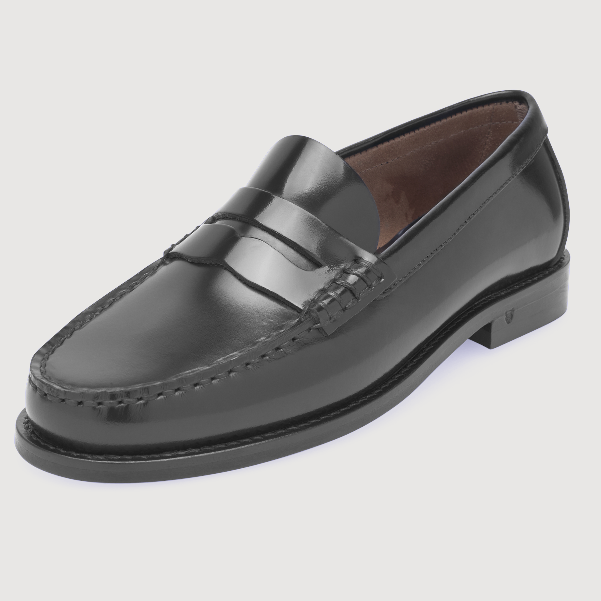 Henry Stevens Damen Loafer Hunter Penny Schwarz