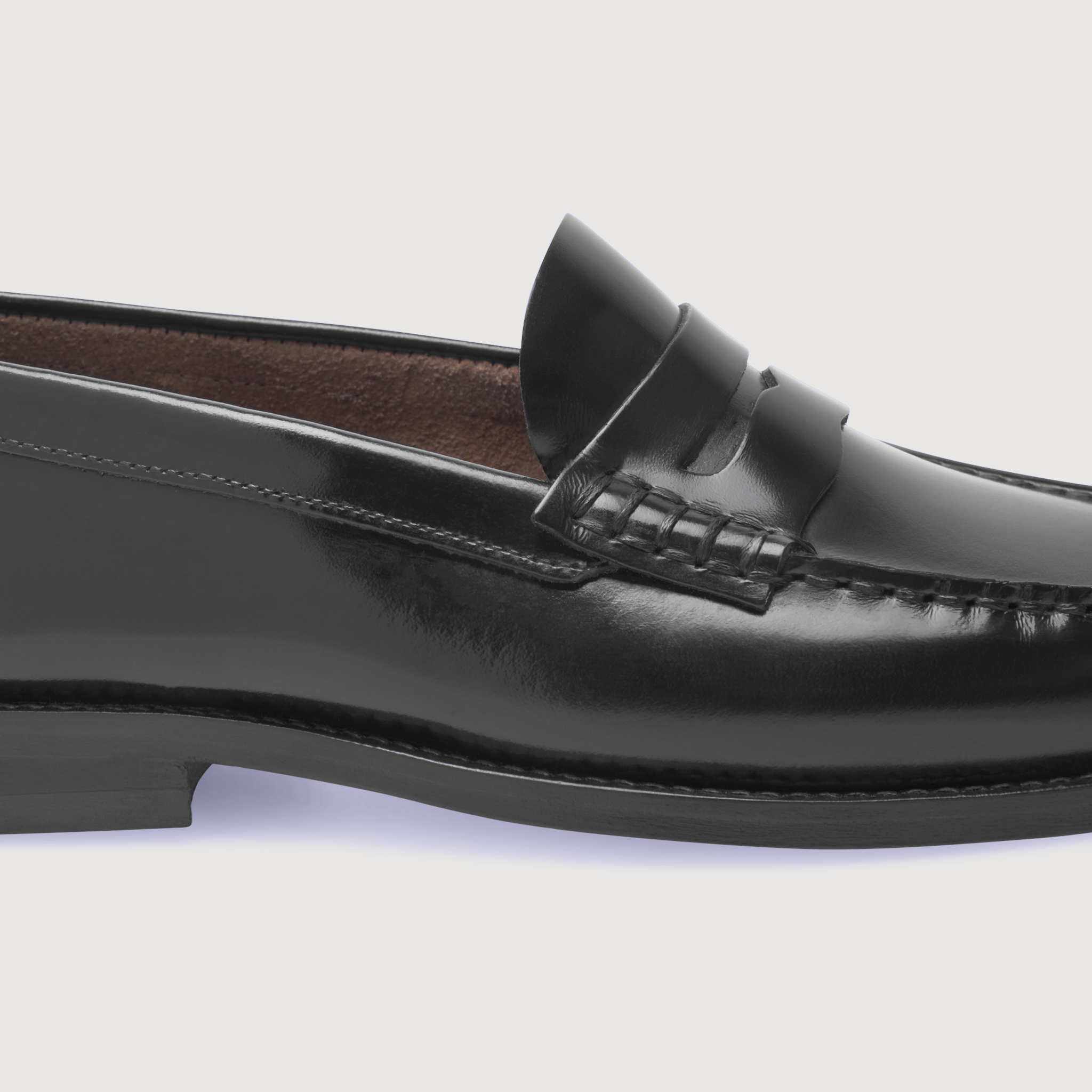 Henry Stevens Damen Loafer Hunter Penny Schwarz
