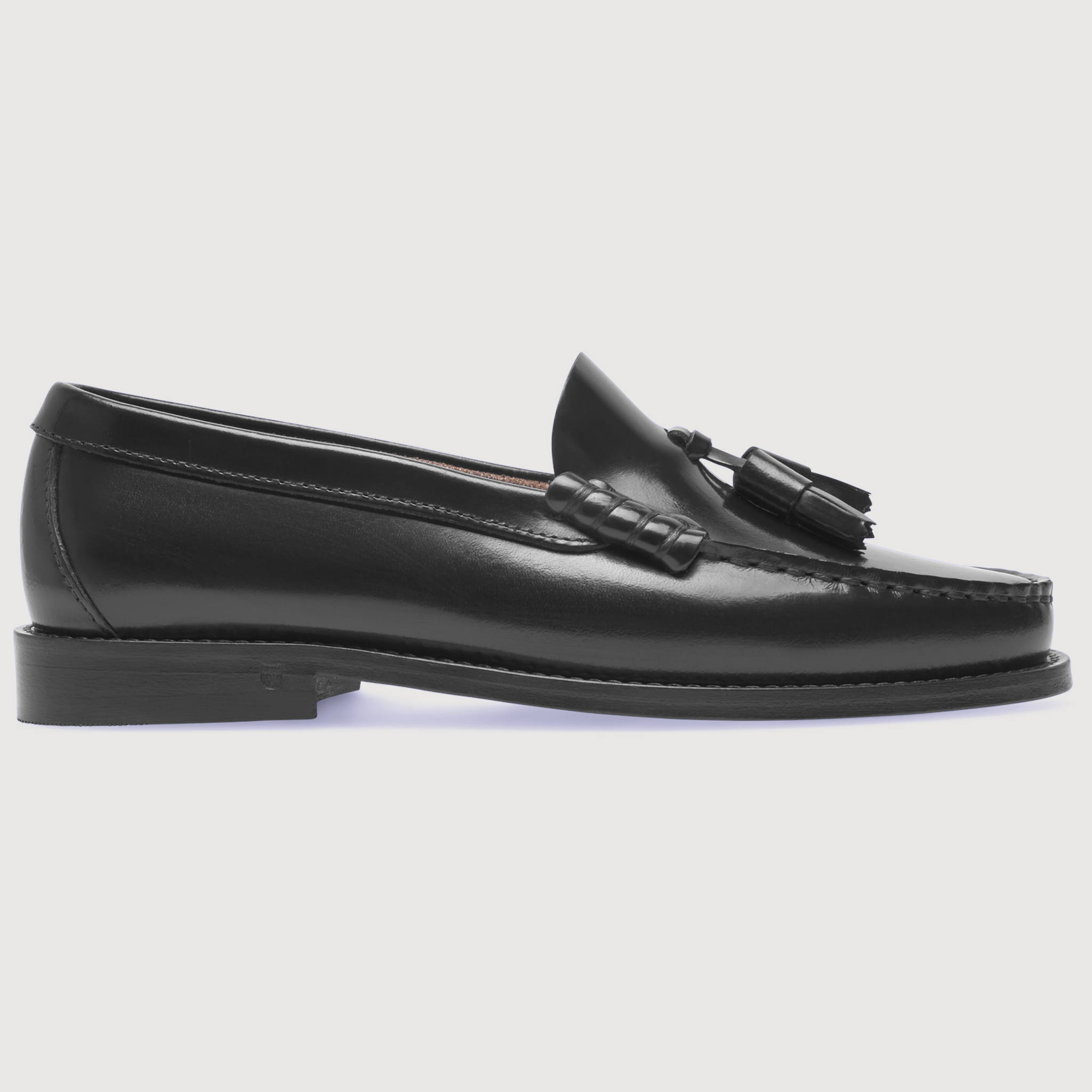 Henry Stevens Damen Loafer Hunter Tassel Schwarz