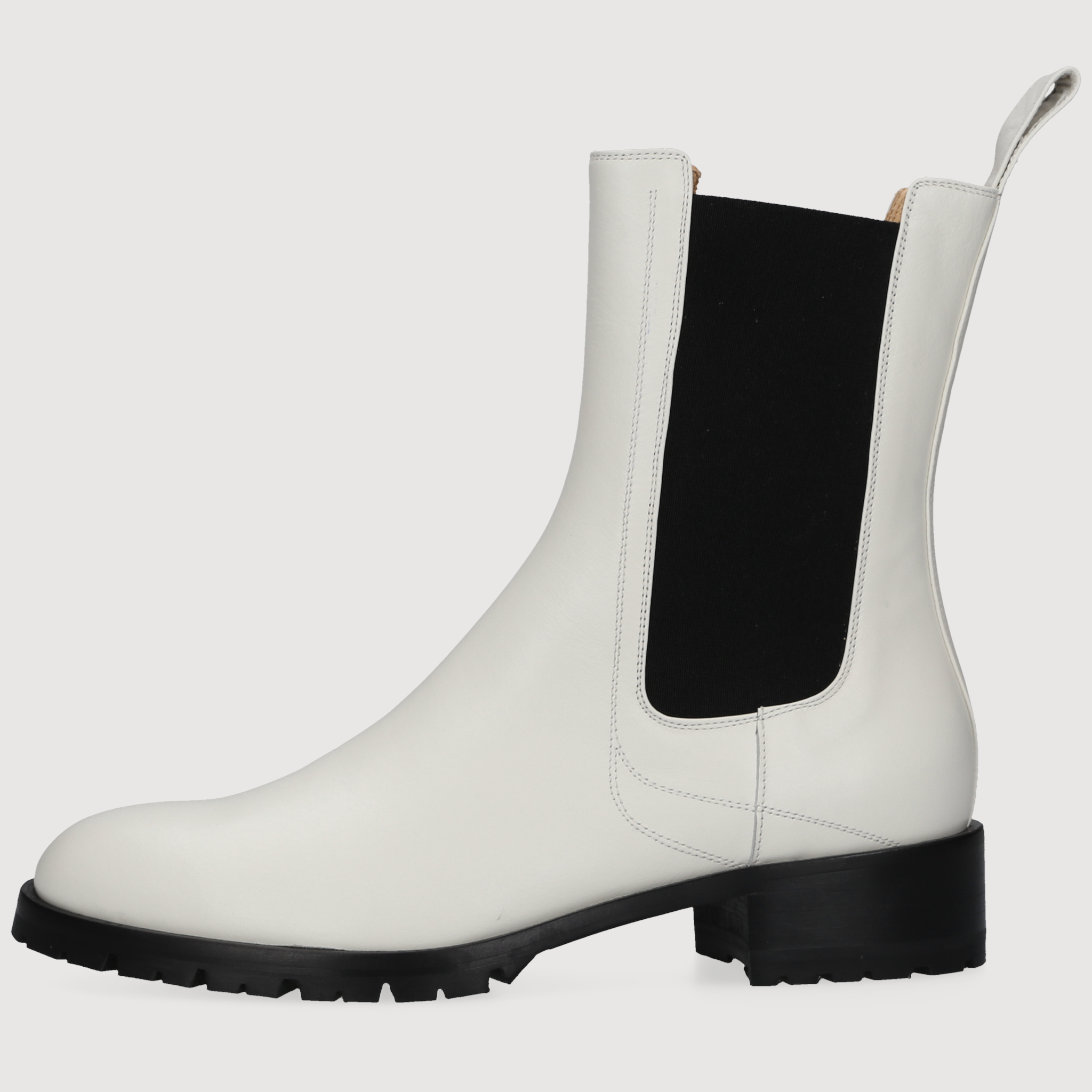 Henry Stevens Damen Boot Ava Plain Weiß