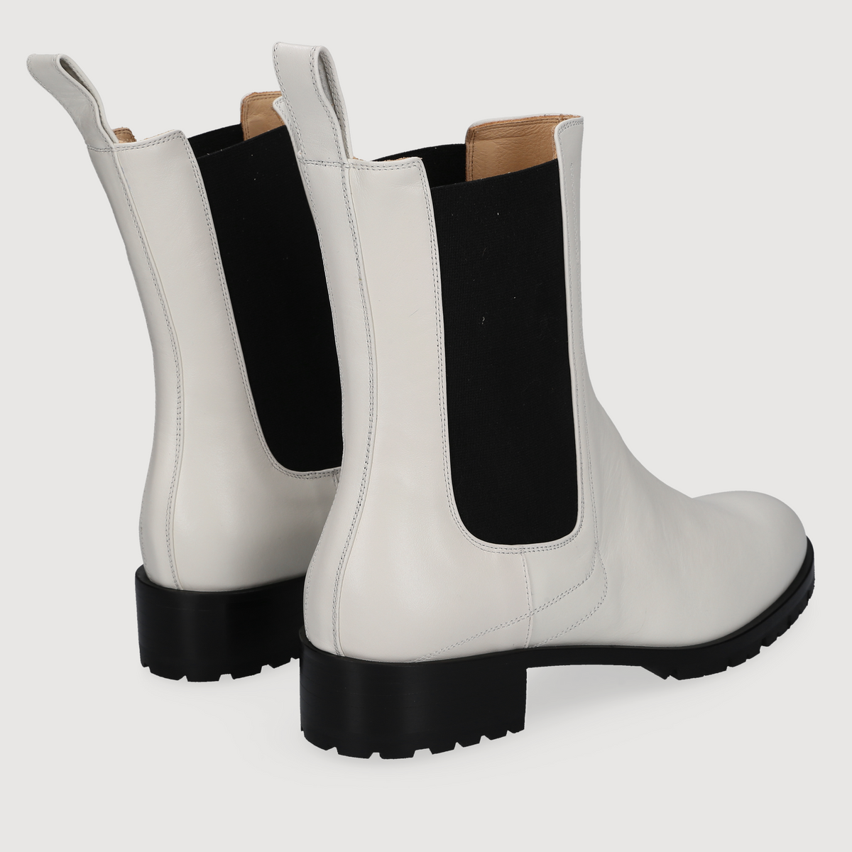 Henry Stevens Damen Boot Ava Plain Weiß