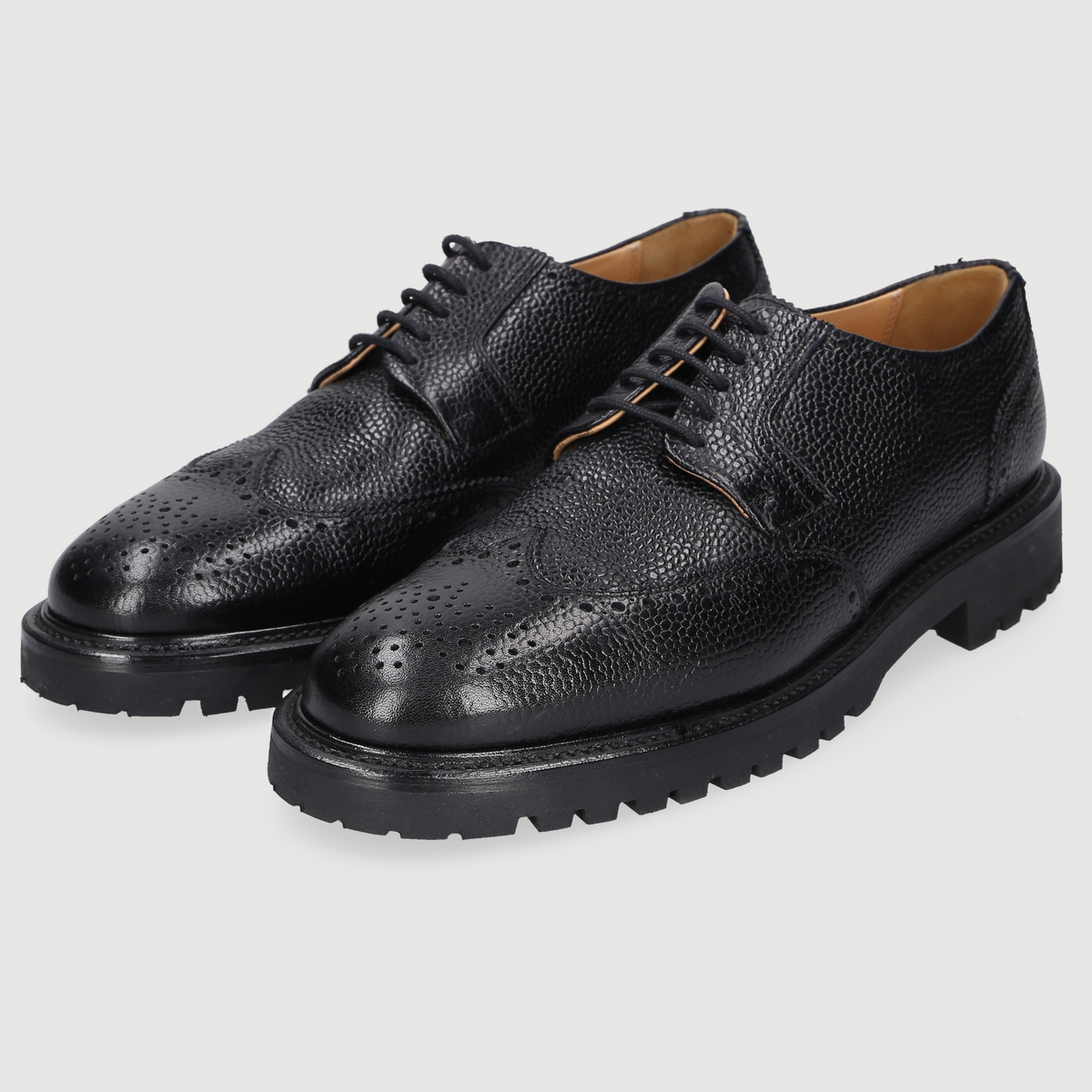 Henry Stevens Damen Klassiker Bonnie Full-Brogue Schwarz