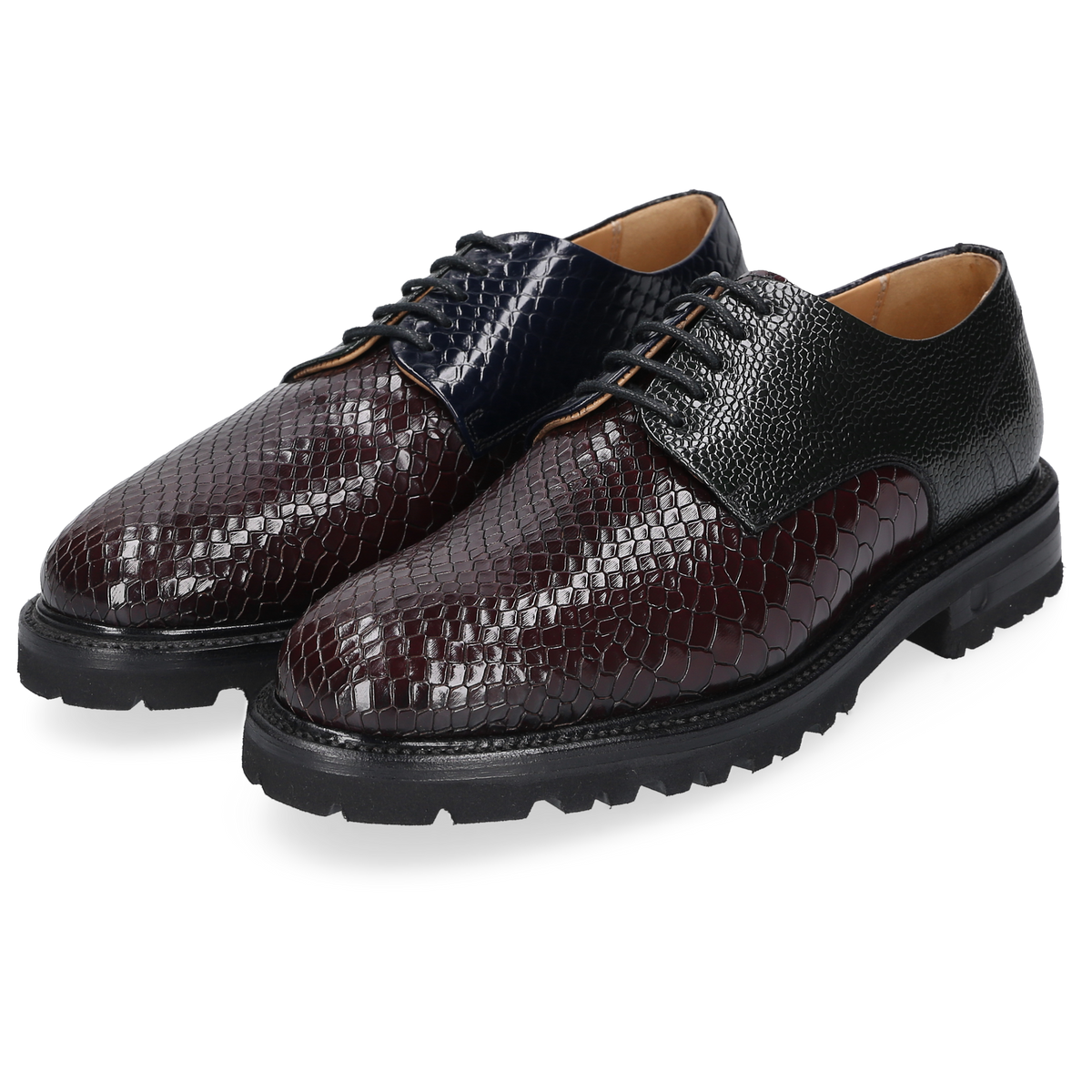 Henry Stevens Damen Klassiker Bonnie Plain Grün/Blau/Bordeaux