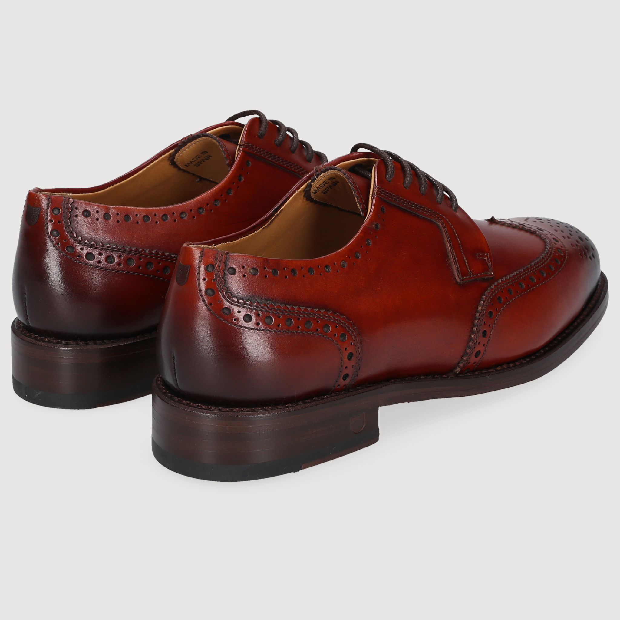 Henry Stevens Damen Klassiker Ella Full-Brogue Brandy