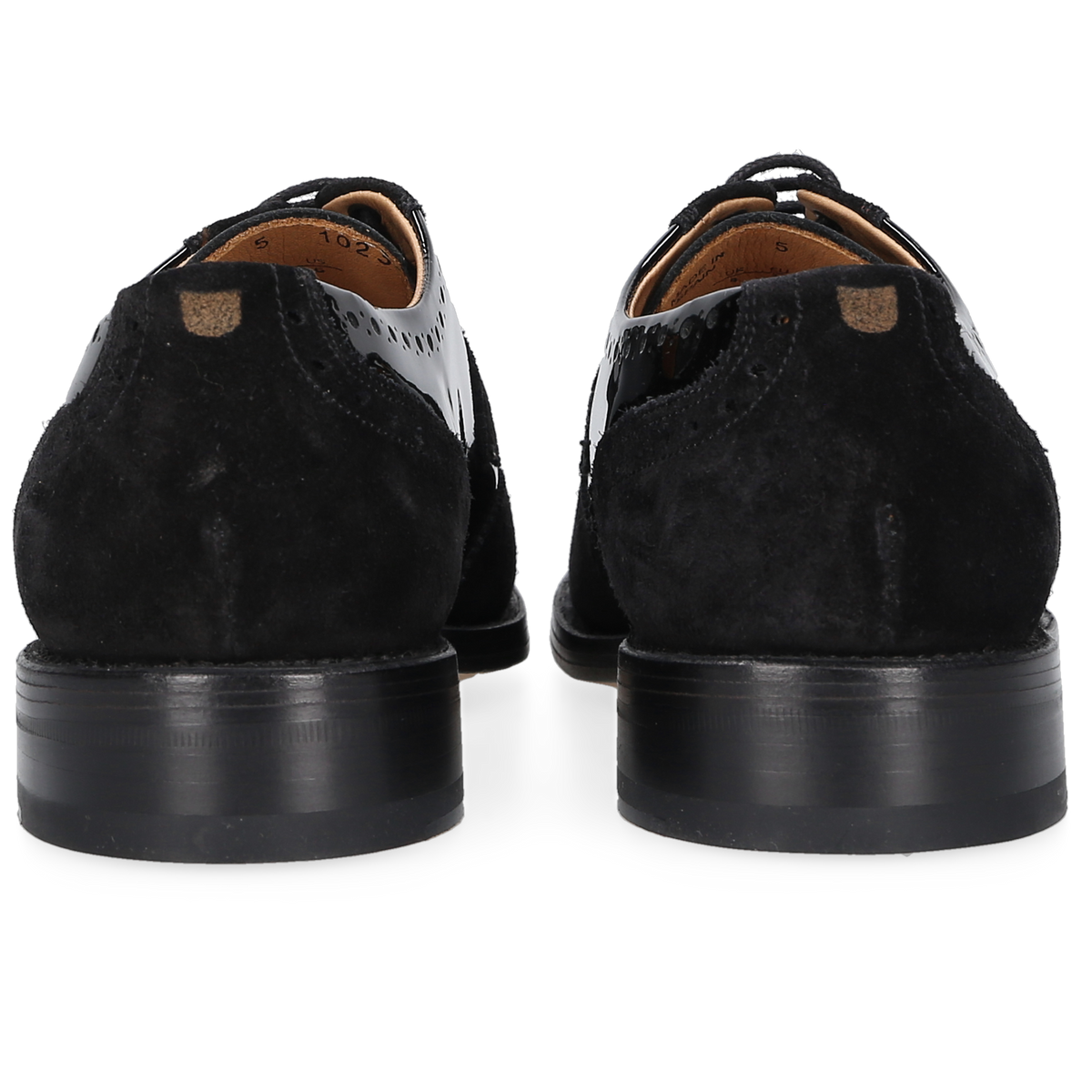 Henry Stevens Damen Klassiker Ella Full-Brogue Schwarz