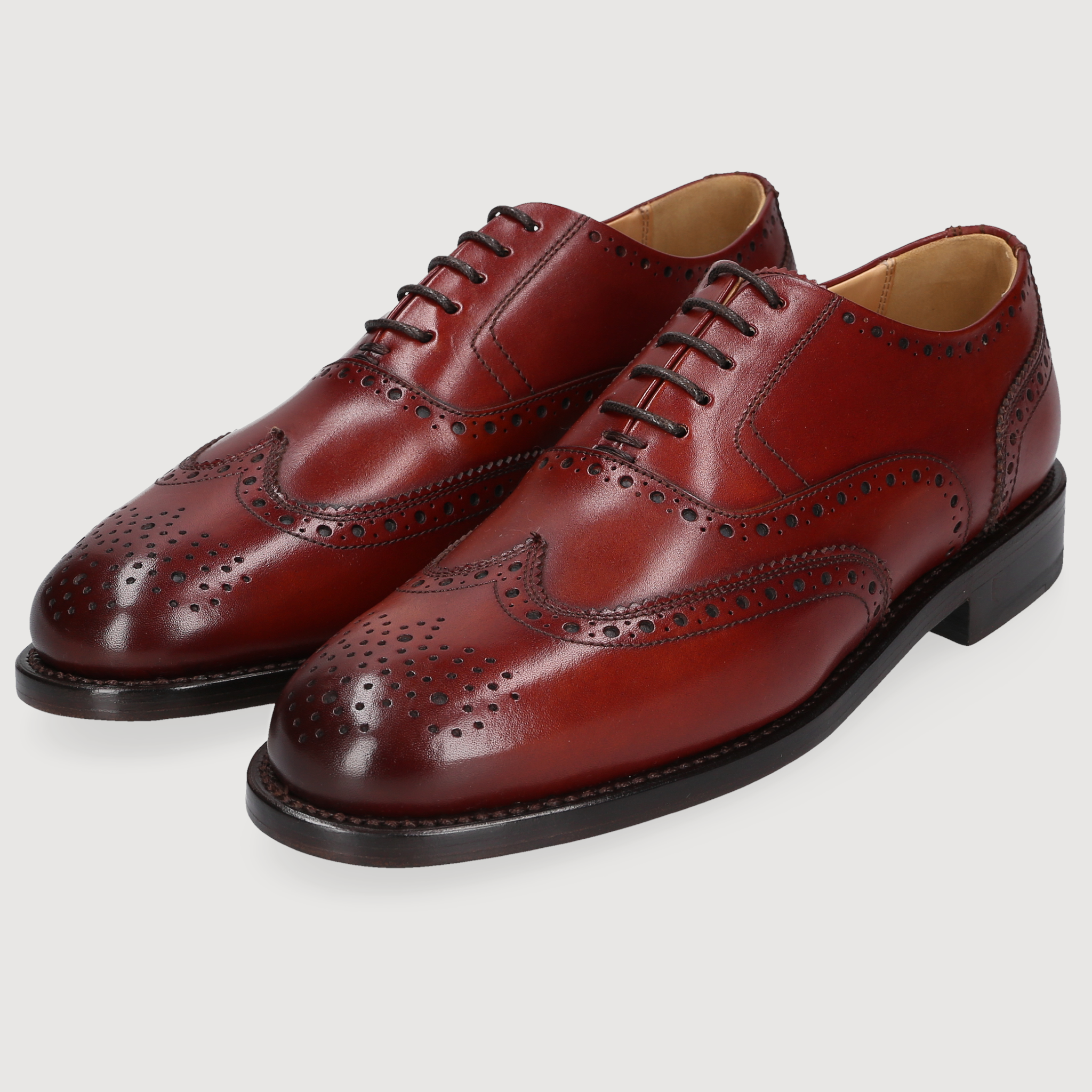 Henry Stevens Damen Klassiker Ella Full-Brogue Brandy