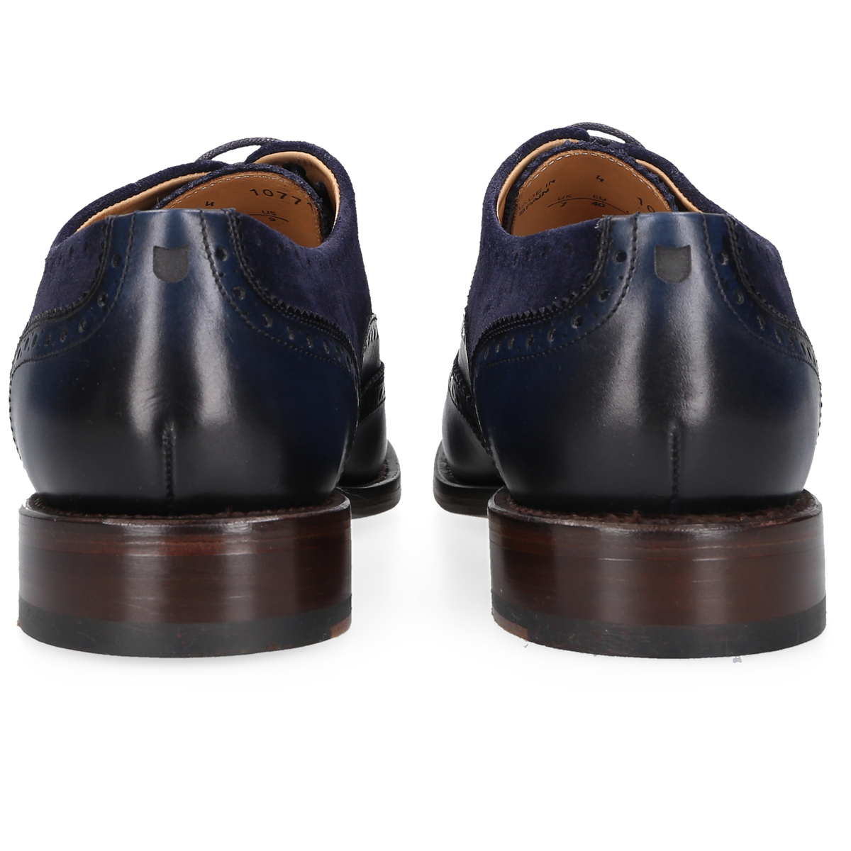 Henry Stevens Damen Klassiker Ella Full-Brogue Blau