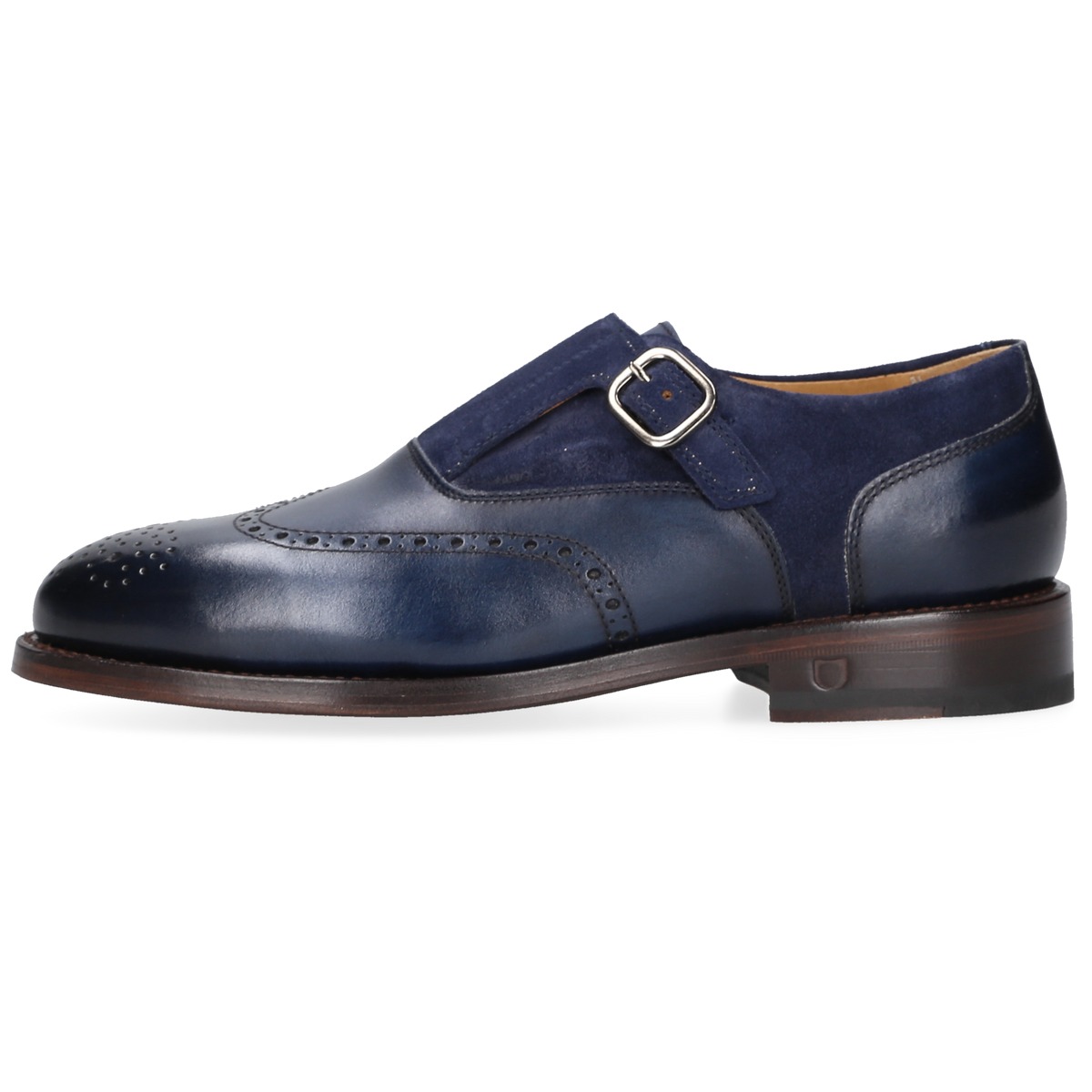 Henry Stevens Damen Klassiker Ella Full-Brogue Blau