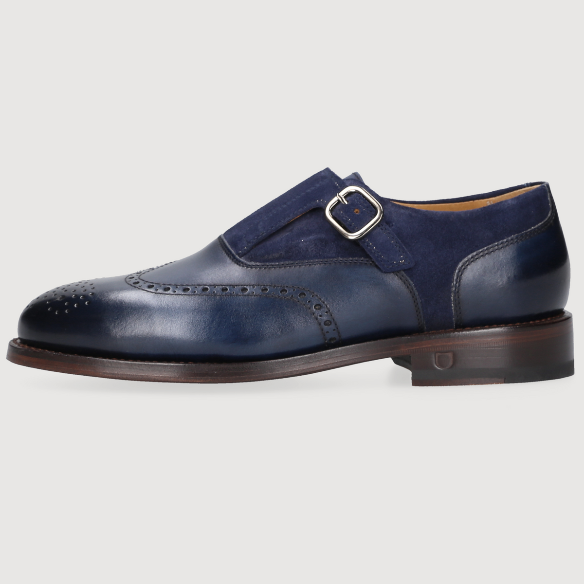 Henry Stevens Damen Klassiker Ella Full-Brogue Blau