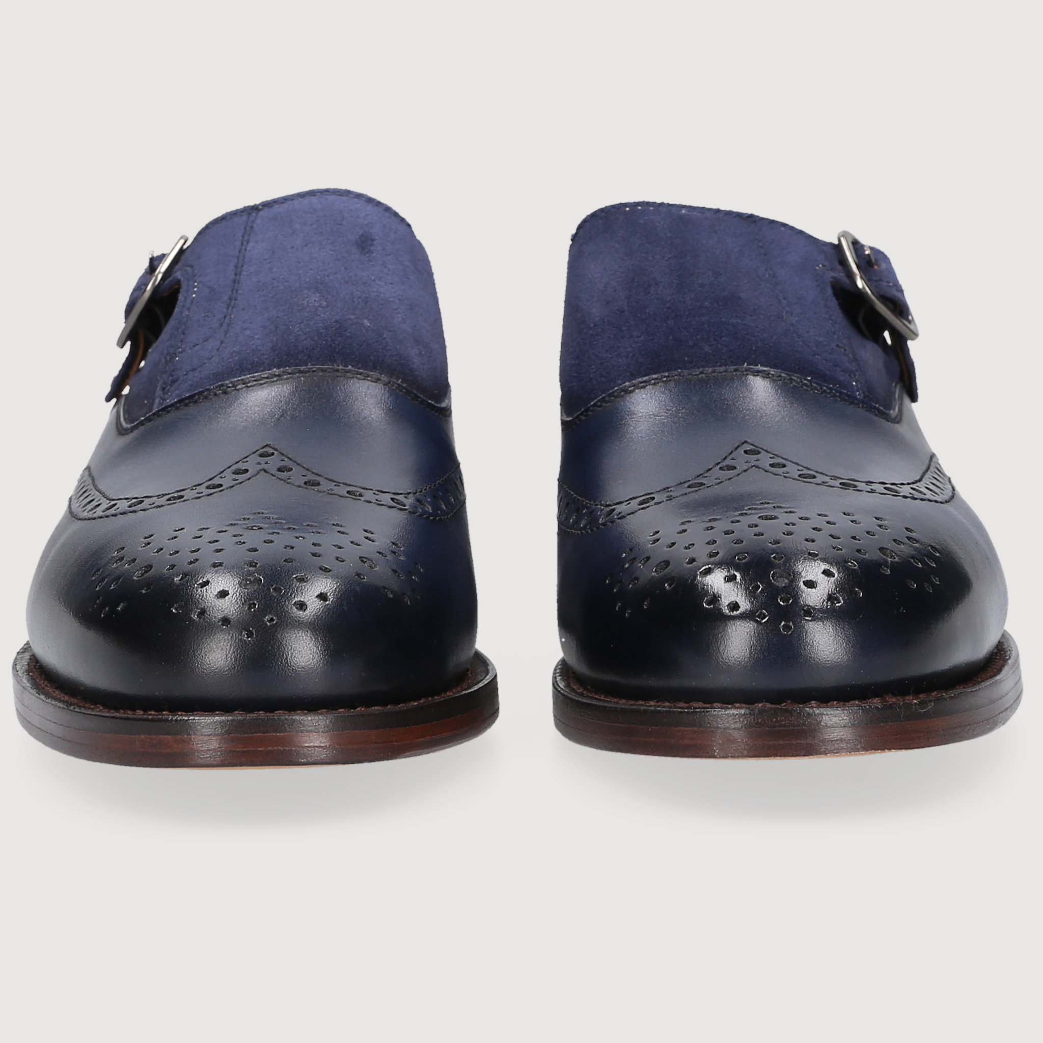 Henry Stevens Damen Klassiker Ella Full-Brogue Blau