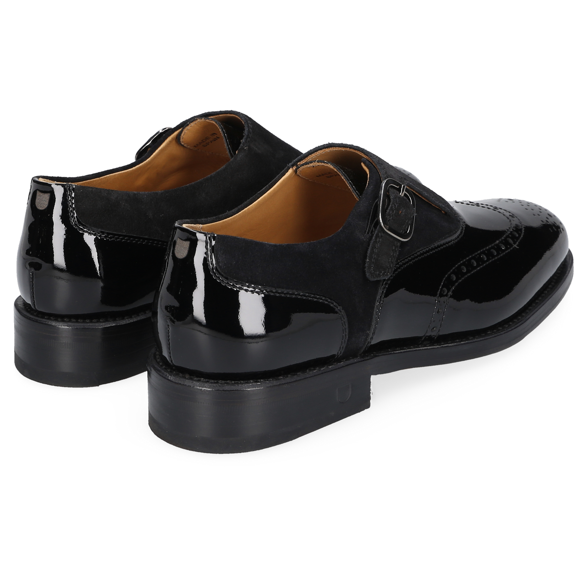 Henry Stevens Damen Klassiker Ella Full-Brogue Schwarz