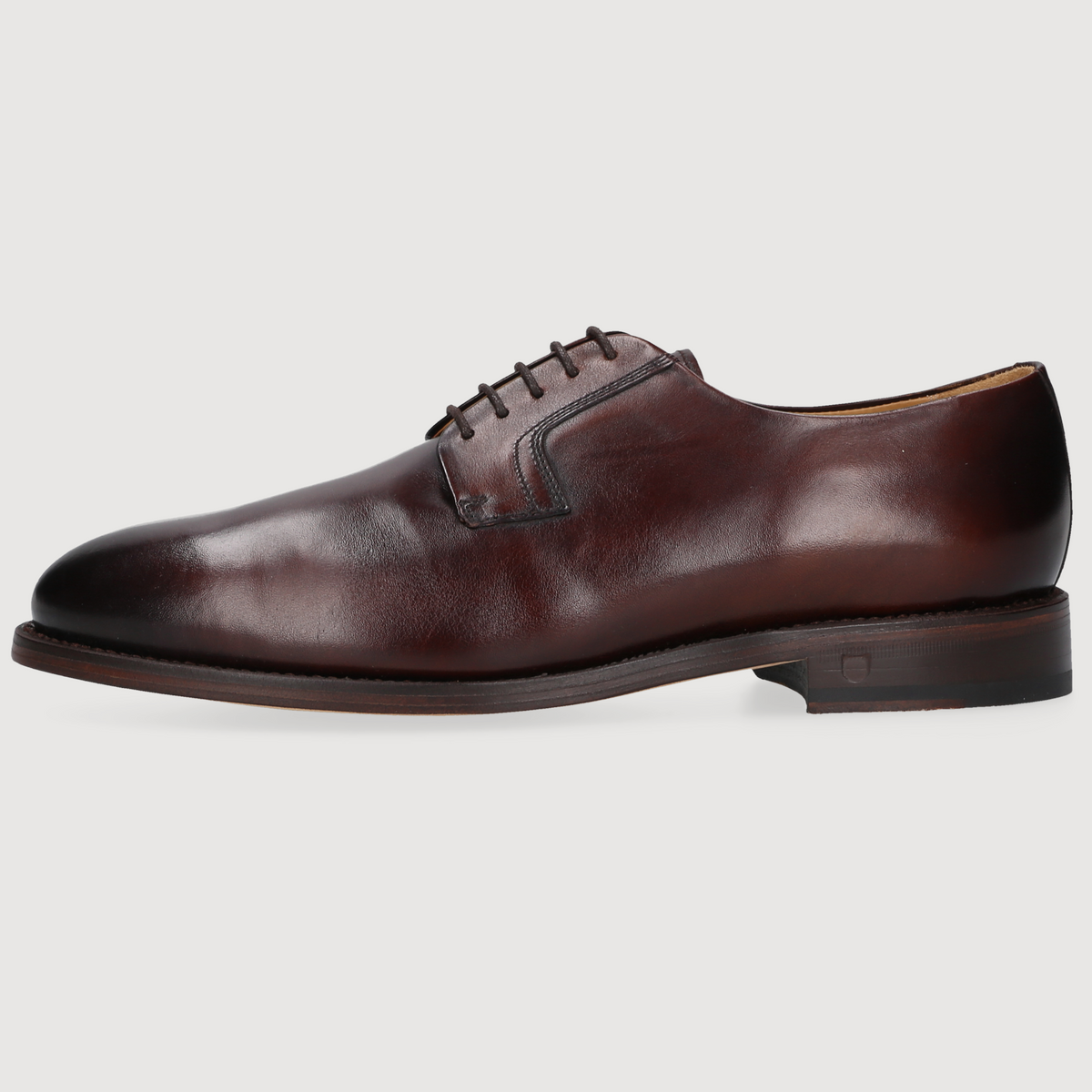 Henry Stevens Damen Klassiker Ella Plain Schwarzbraun