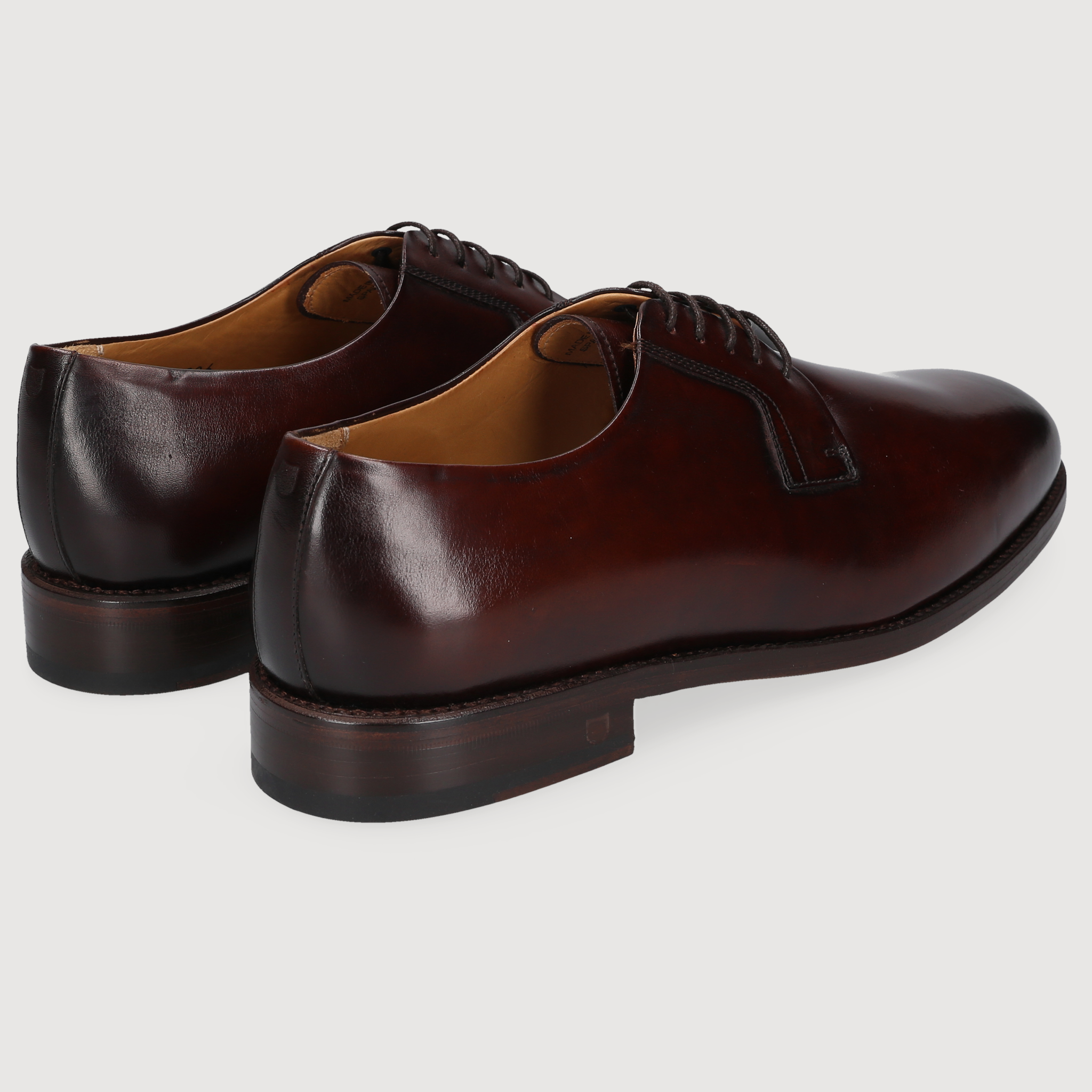 Henry Stevens Damen Klassiker Ella Plain Schwarzbraun
