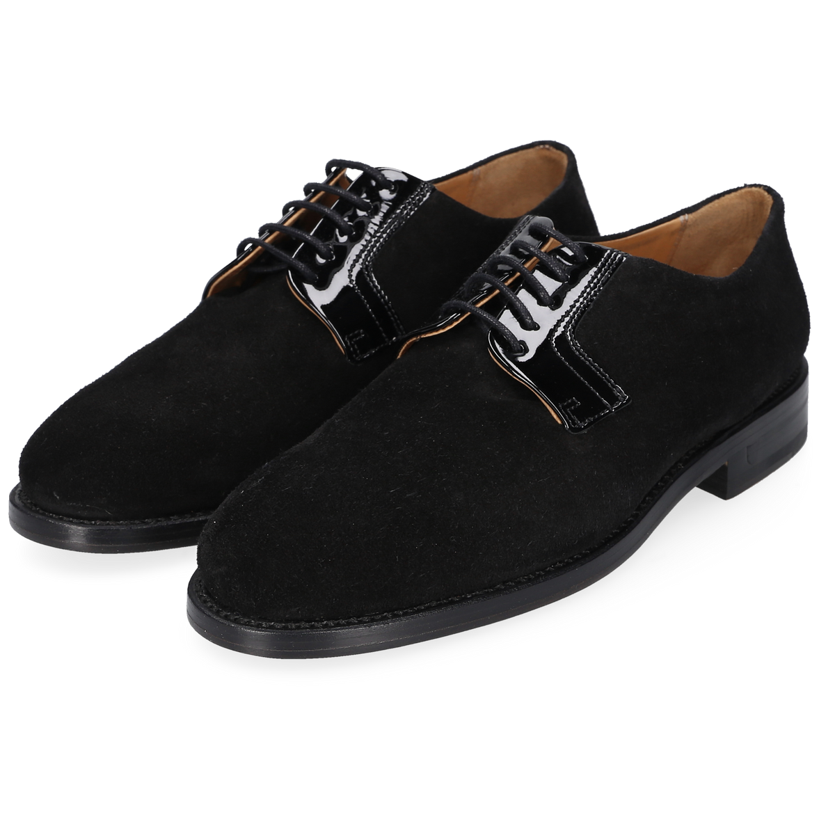 Henry Stevens Damen Klassiker Ella Plain Schwarz