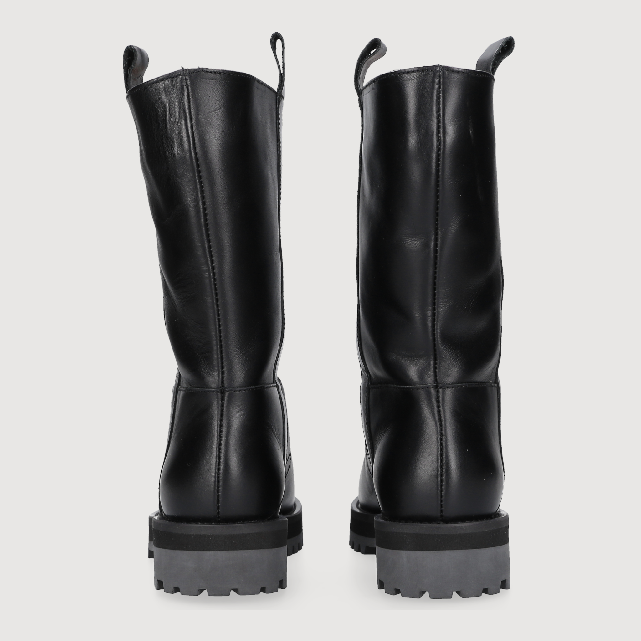 Henry Stevens Damen Boot Eva Plain Schwarz