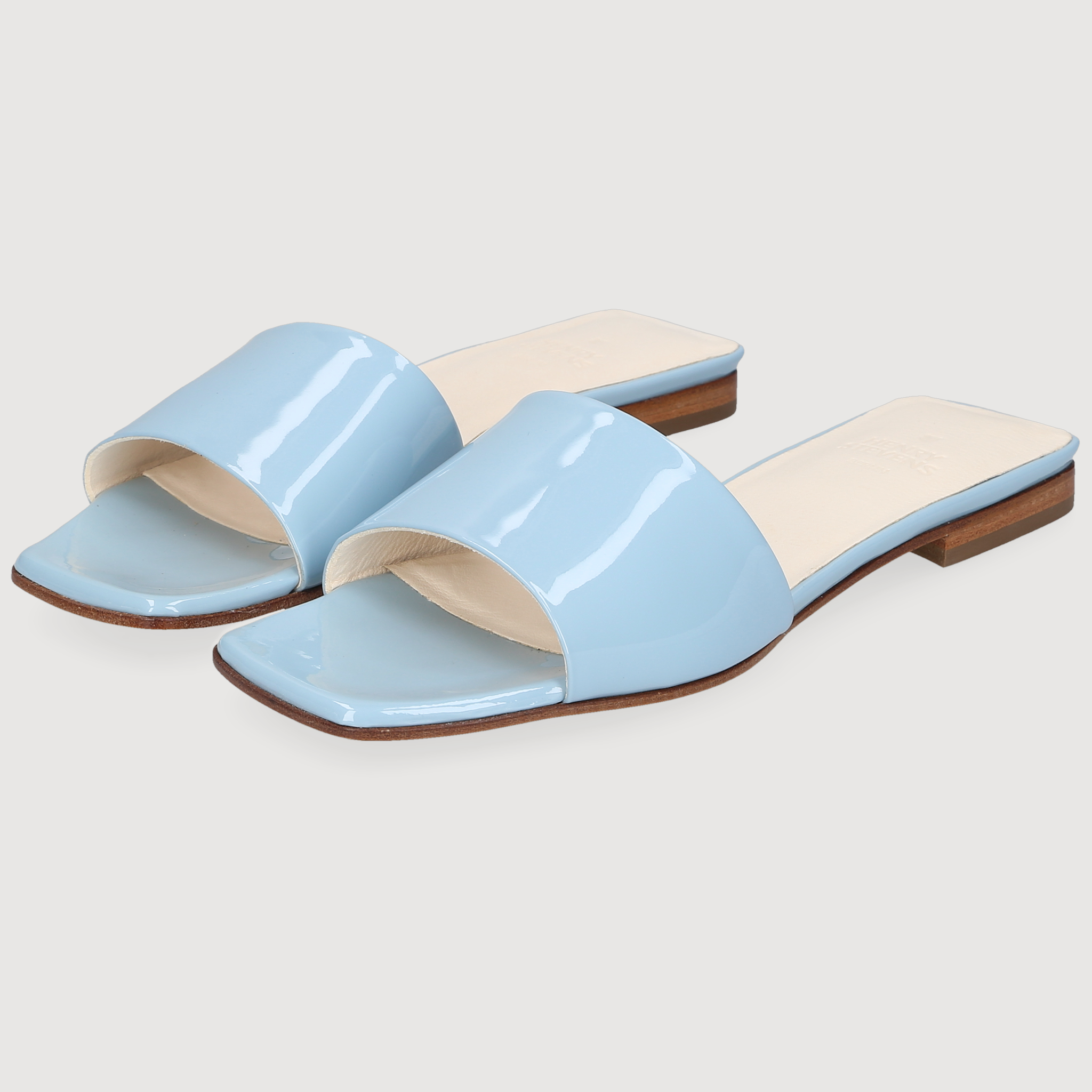 Henry Stevens Women's Sandal Harper Plain Blue