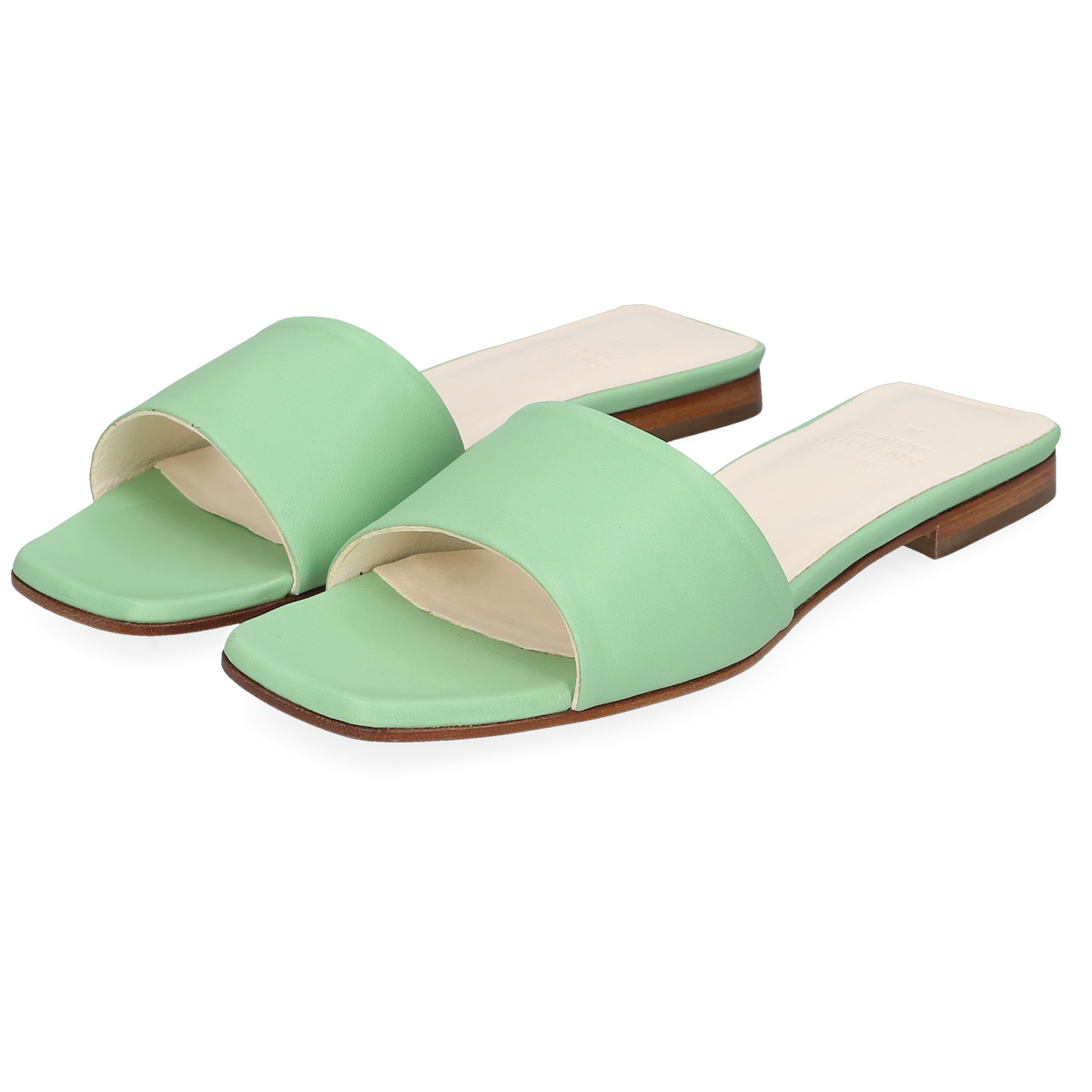 Henry Stevens Women's Sandal Harper Plain Green