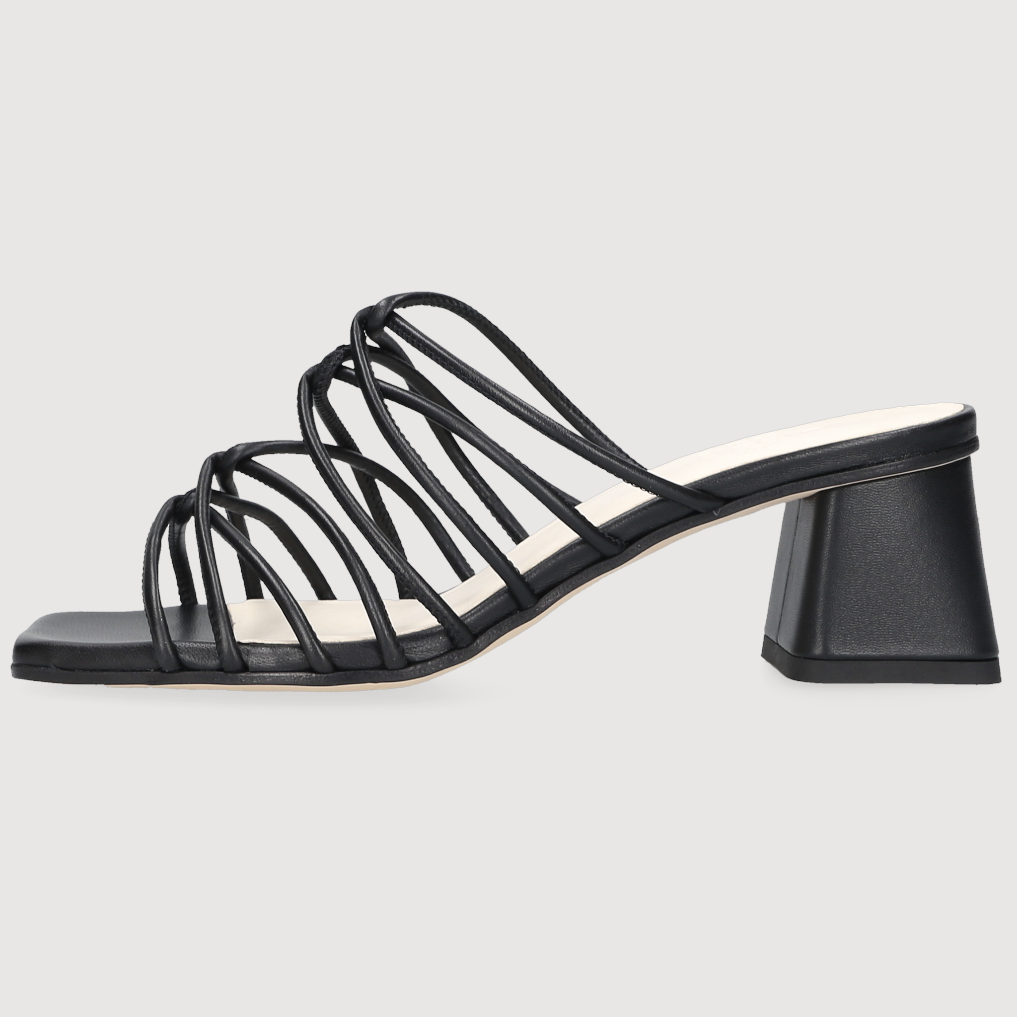 Henry Stevens Damen Sandale Harper Plain Schwarz