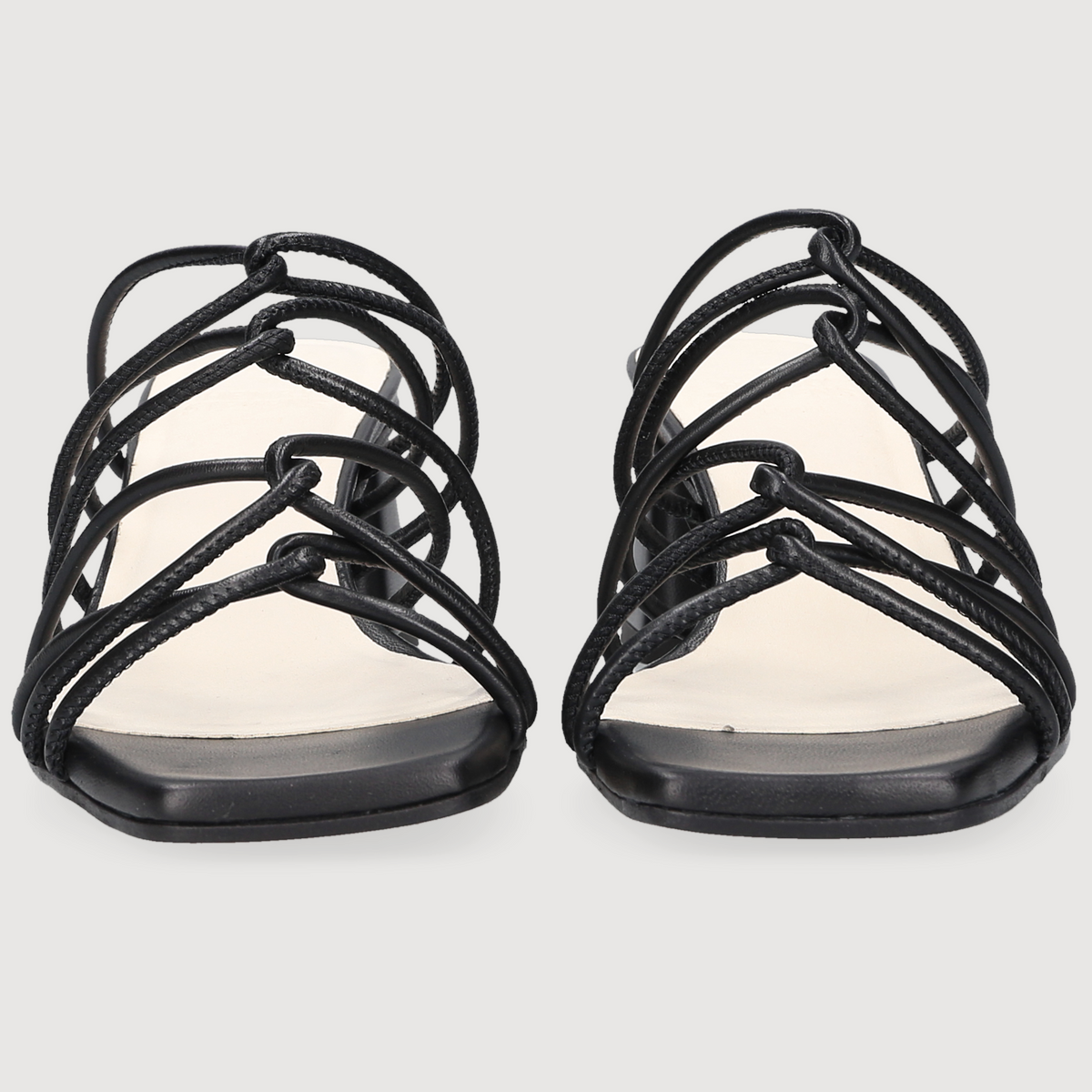Henry Stevens Damen Sandale Harper Plain Schwarz