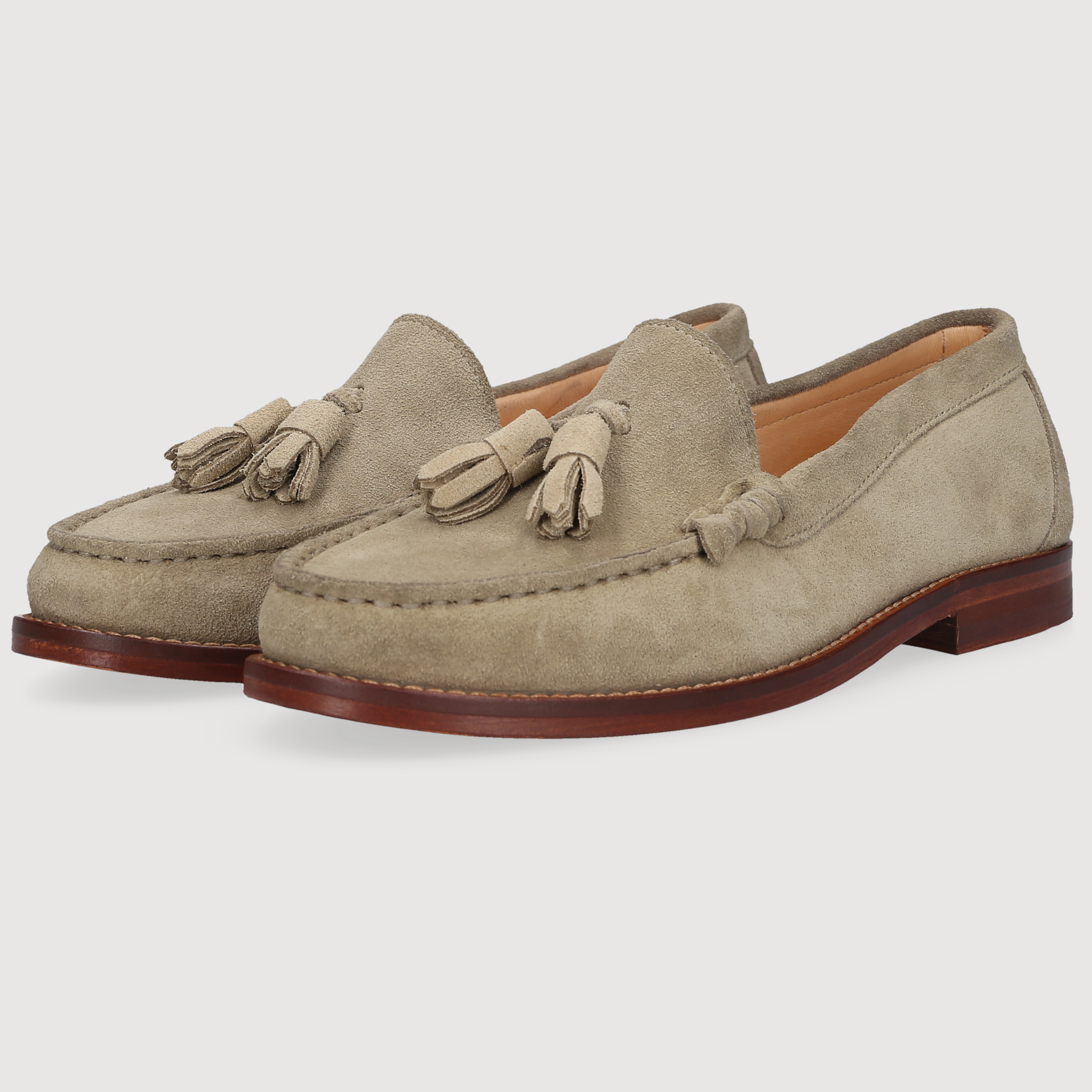 Henry Stevens Damen Loafer Riley Tassel Beige