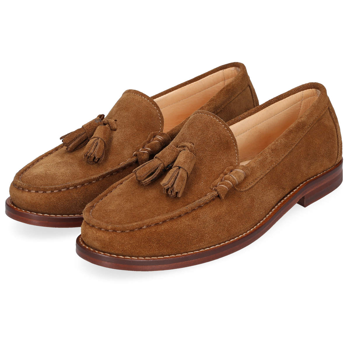 Henry Stevens Damen Loafer Riley Tassel Caramel