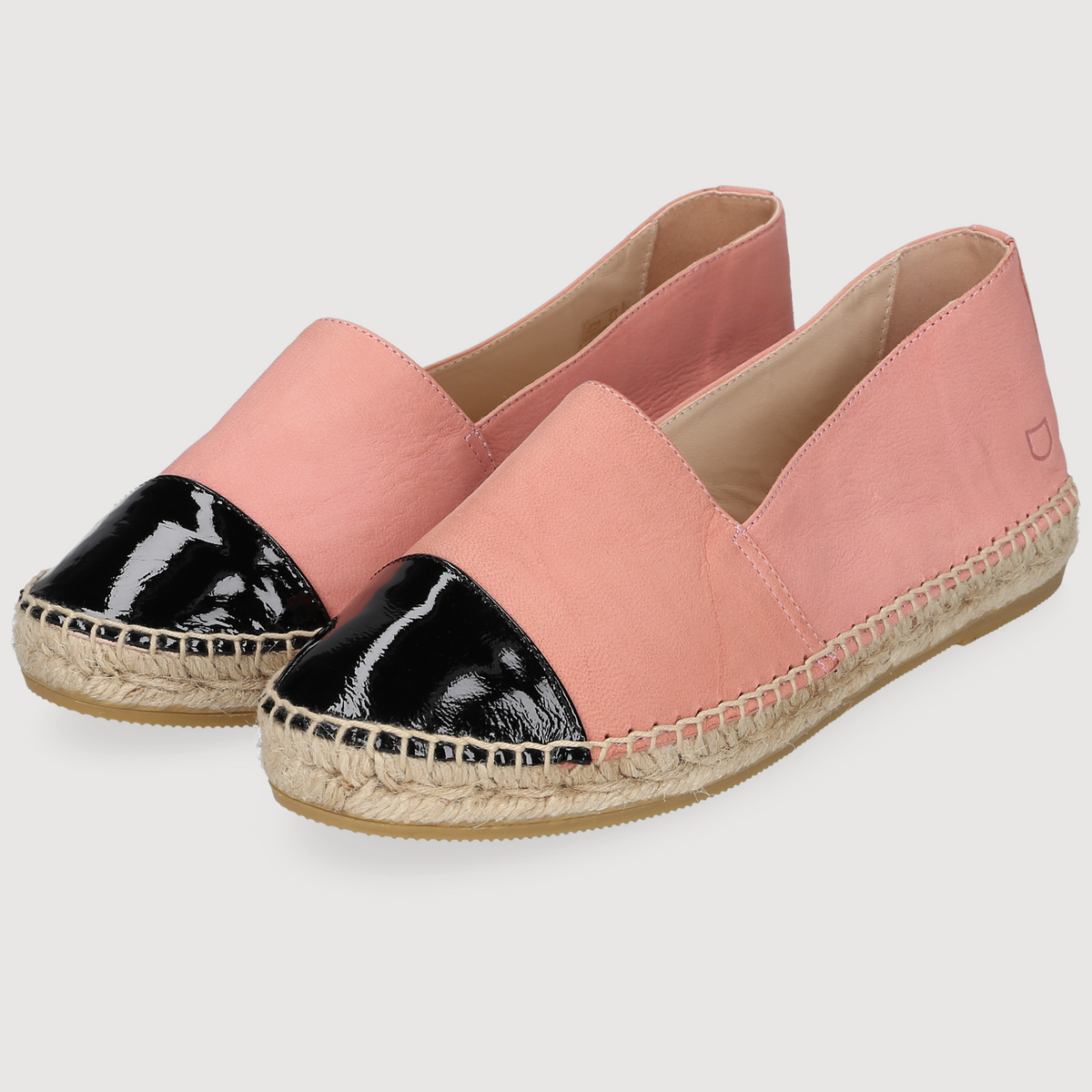 Henry Stevens Damen Espadrille Taylor Captoe Coral/Black