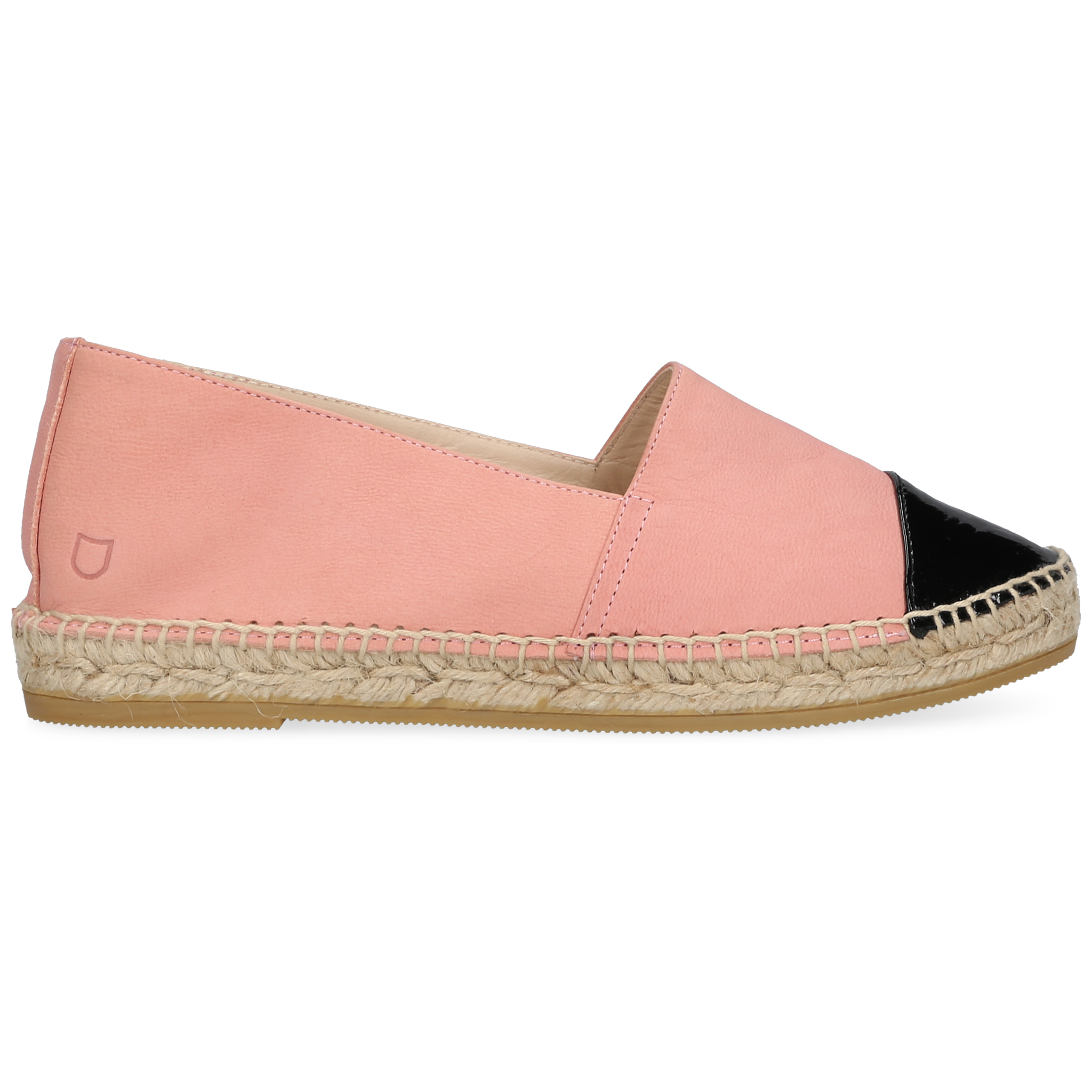 Henry Stevens Damen Espadrille Taylor Captoe Coral/Schwarz
