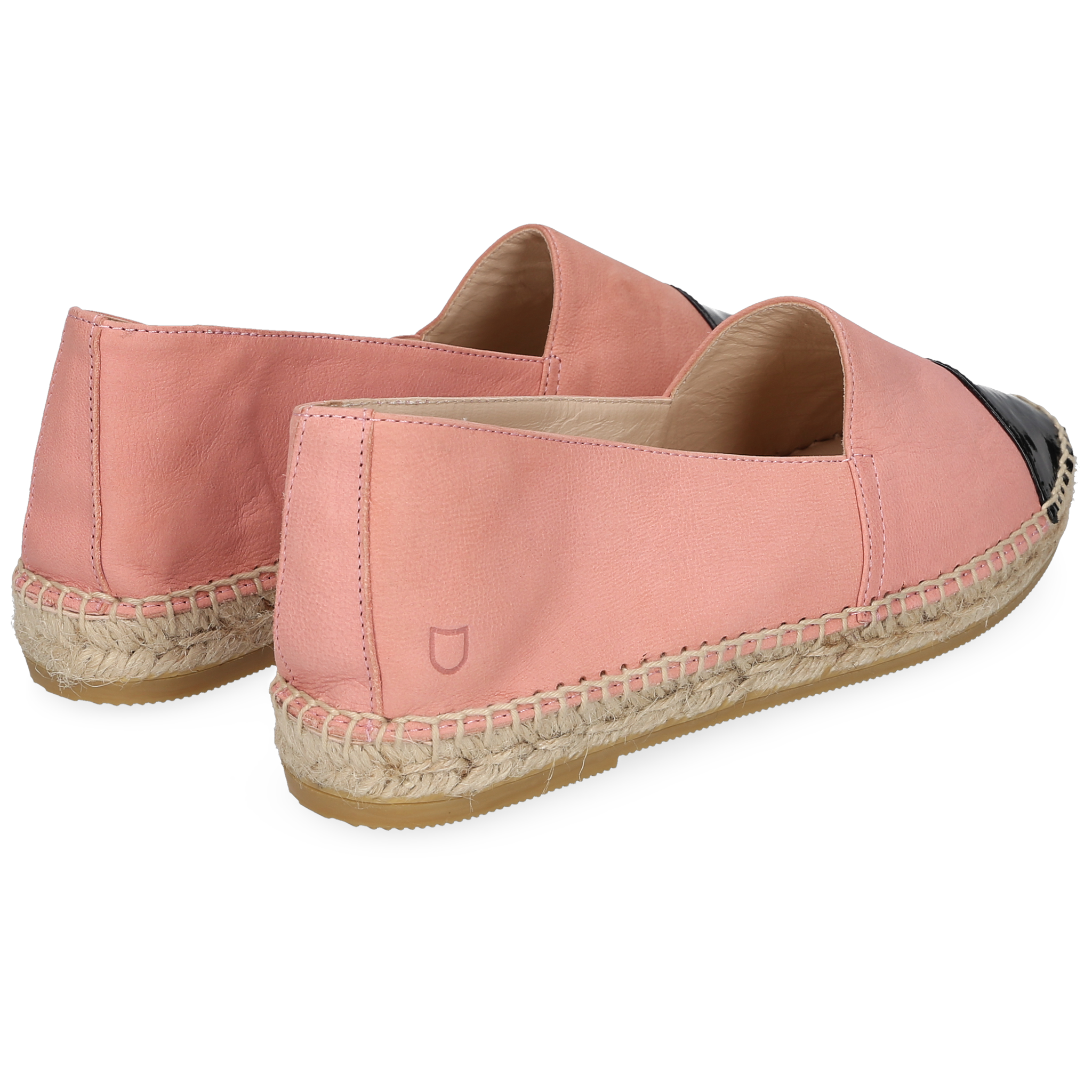 Henry Stevens Damen Espadrille Taylor Captoe Coral/Schwarz