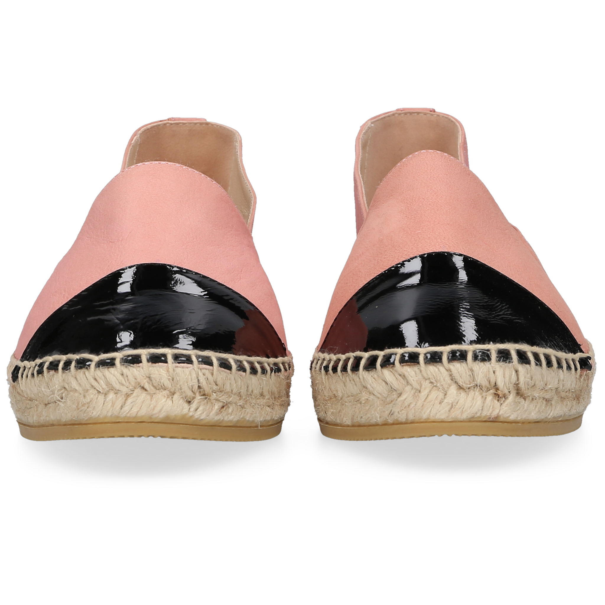 Henry Stevens Damen Espadrille Taylor Captoe Coral/Schwarz