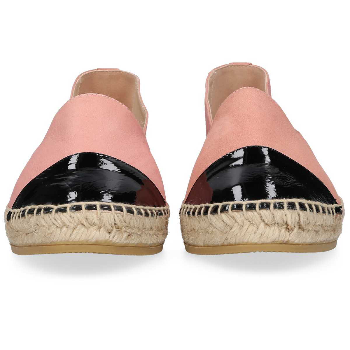 Henry Stevens Damen Espadrille Taylor Captoe Coral/Black
